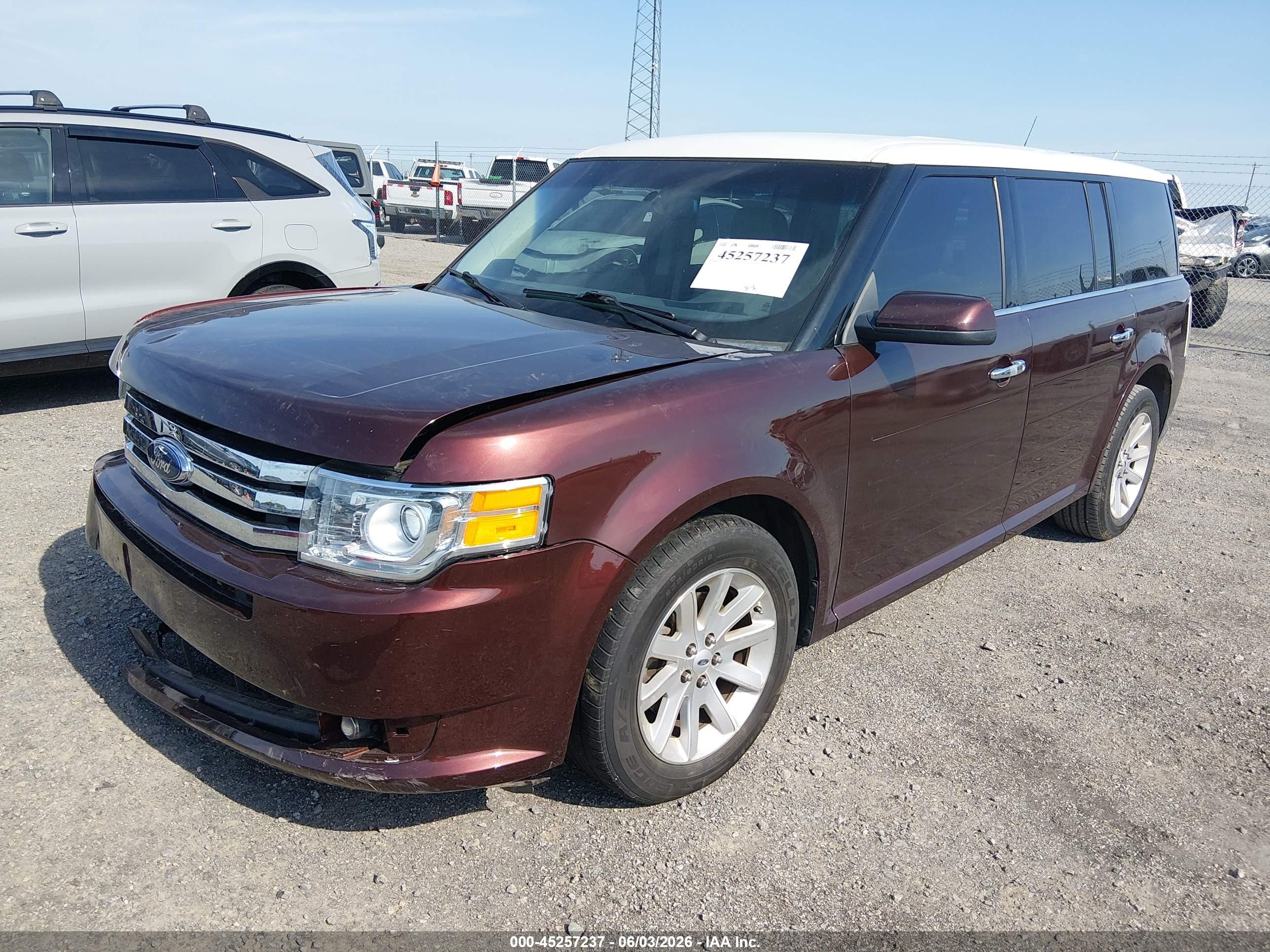 2009 Ford Flex Sel Maroon vin: 2FMDK52C59BA36712