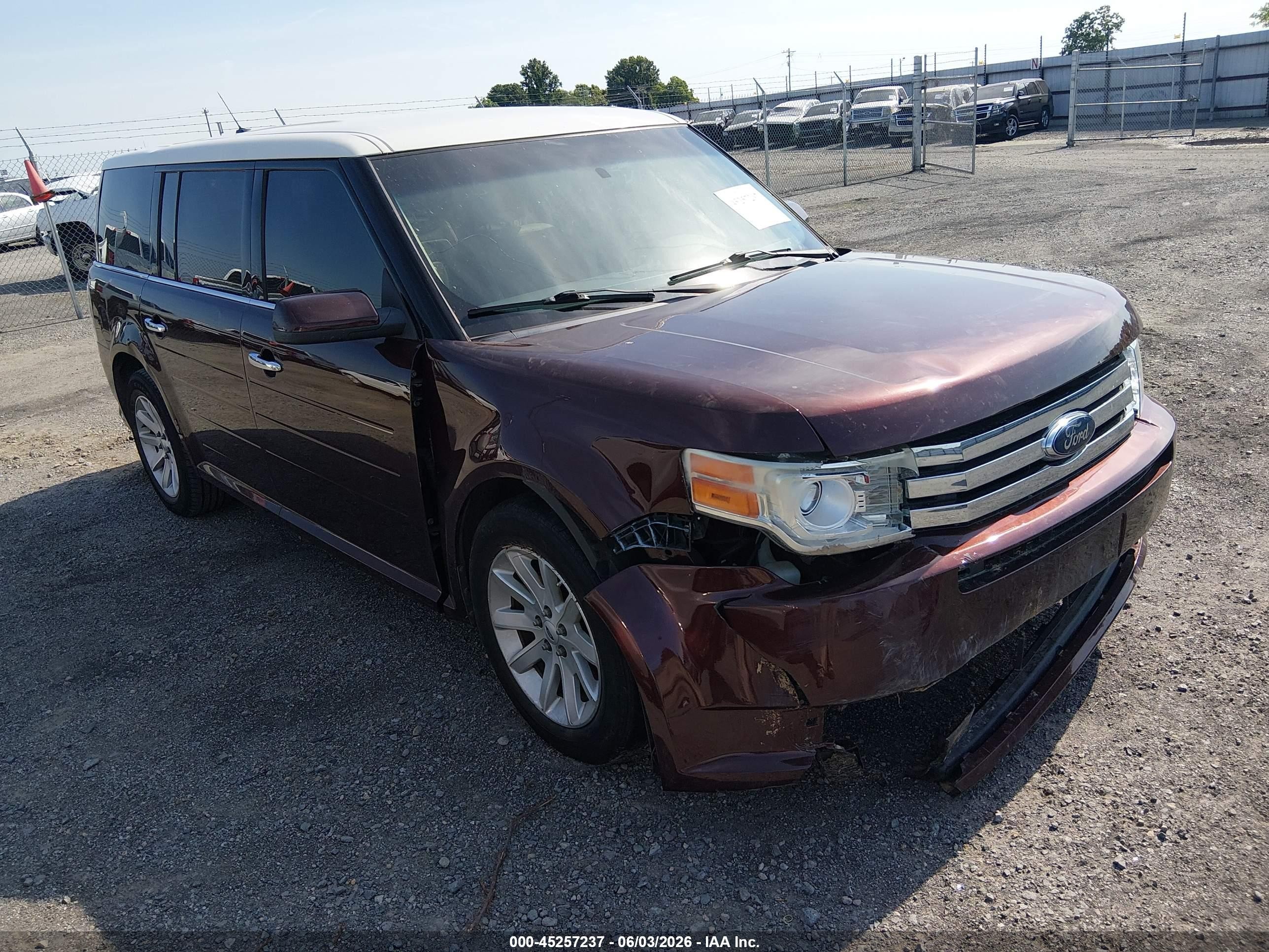 2009 Ford Flex Sel Maroon vin: 2FMDK52C59BA36712