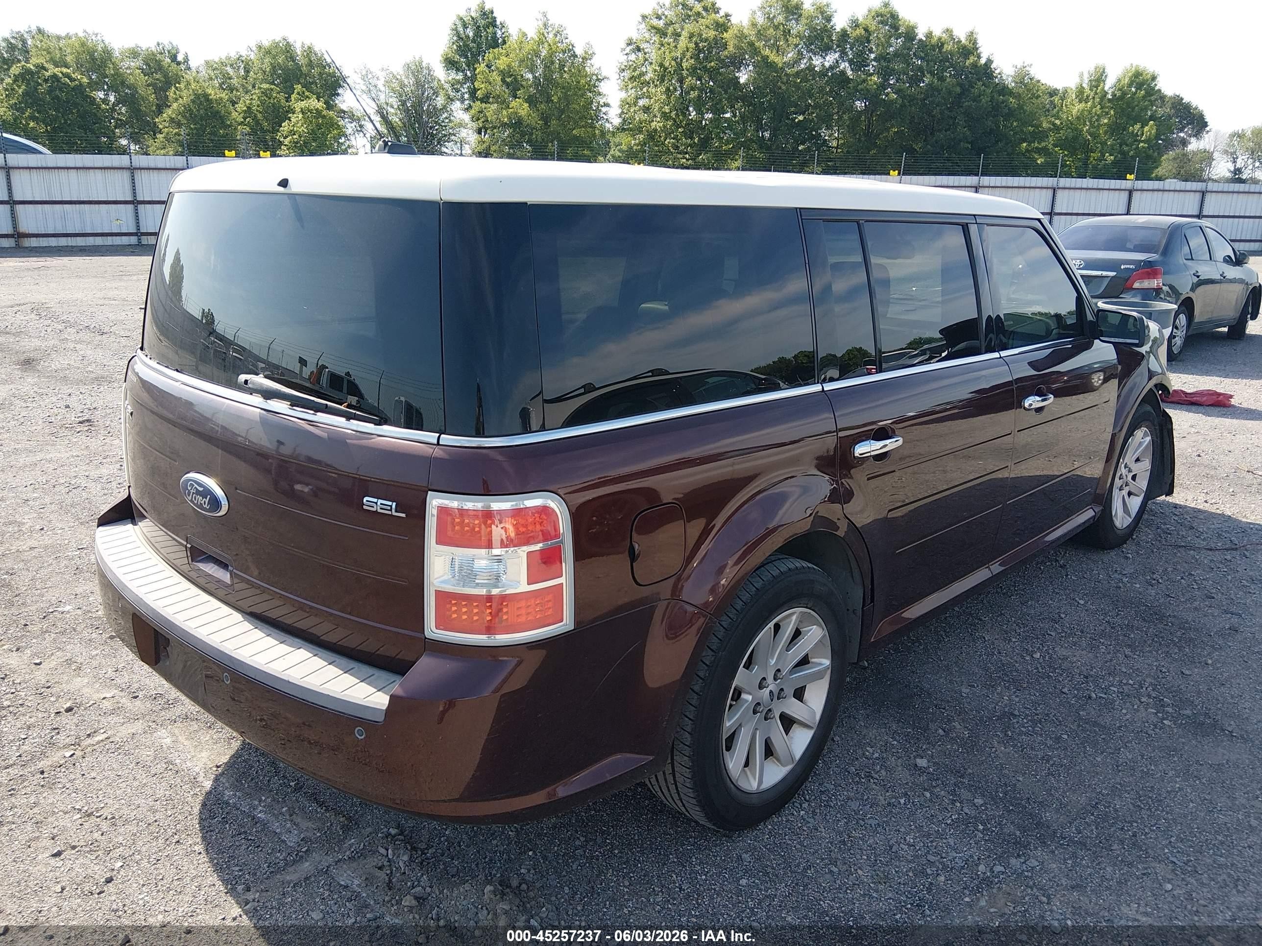 2009 Ford Flex Sel Maroon vin: 2FMDK52C59BA36712
