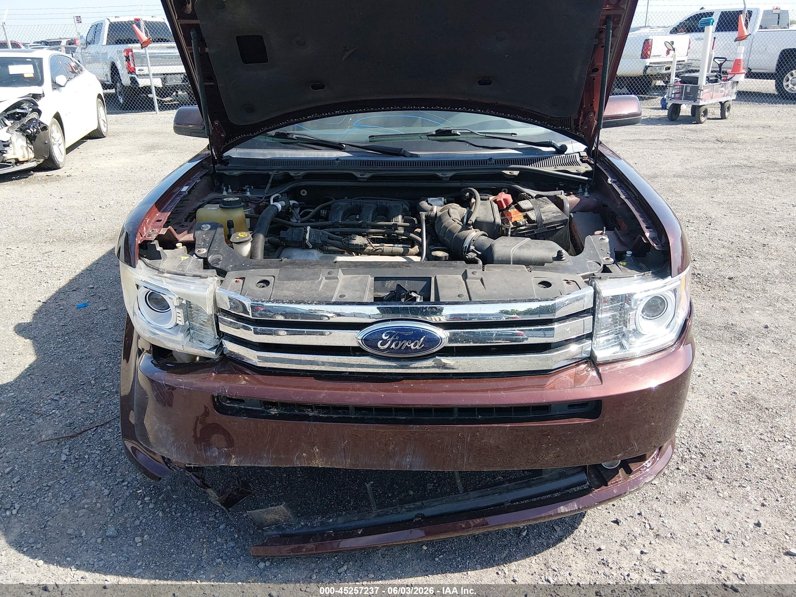 2009 Ford Flex Sel Maroon vin: 2FMDK52C59BA36712