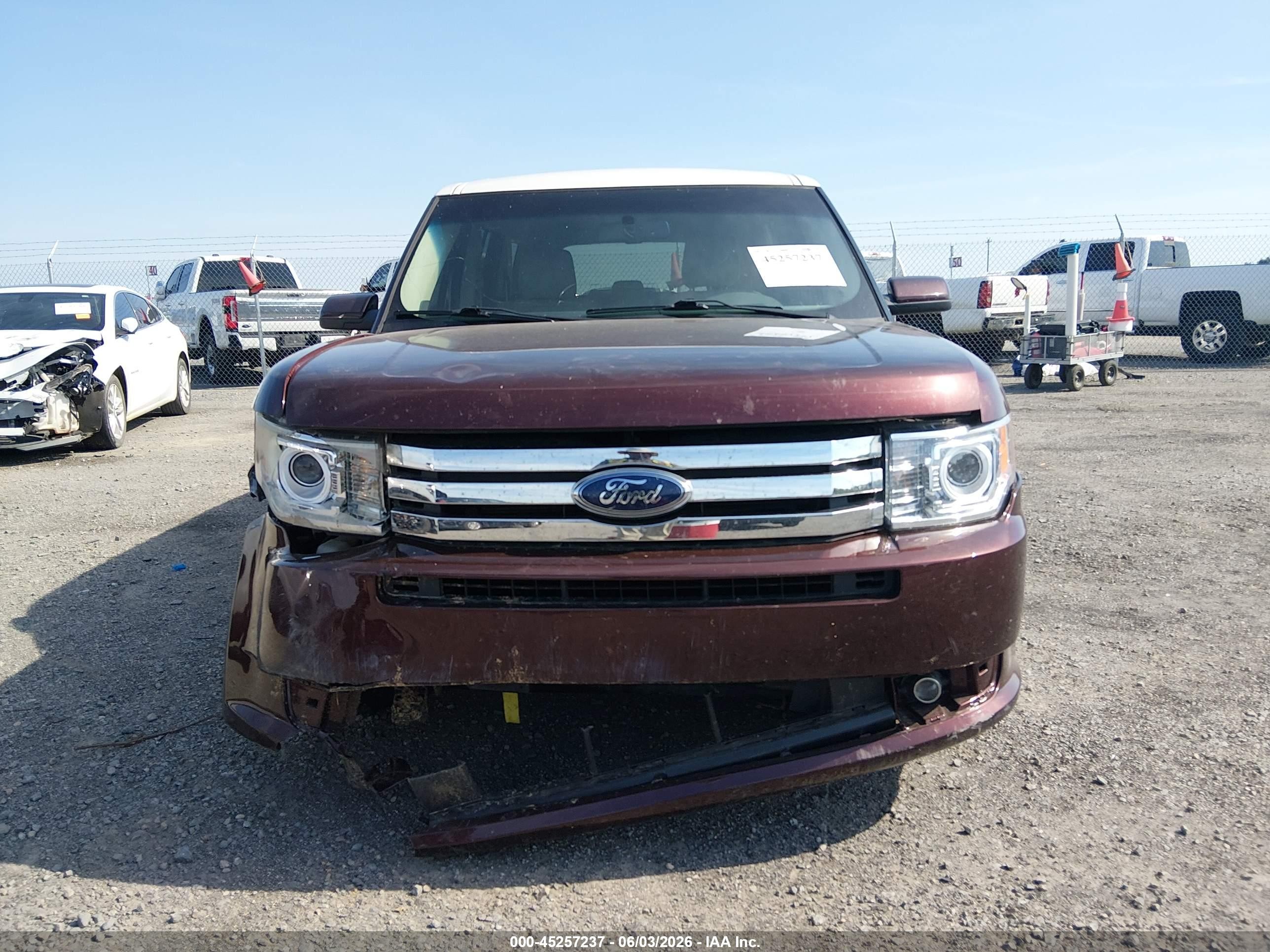 2009 Ford Flex Sel Maroon vin: 2FMDK52C59BA36712
