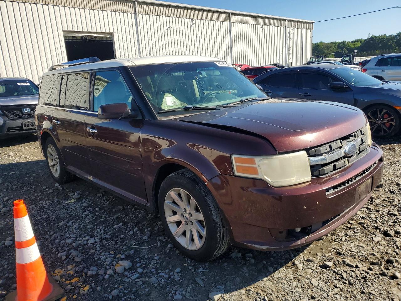 2009 Ford Flex Sel Red vin: 2FMDK52C69BA23015