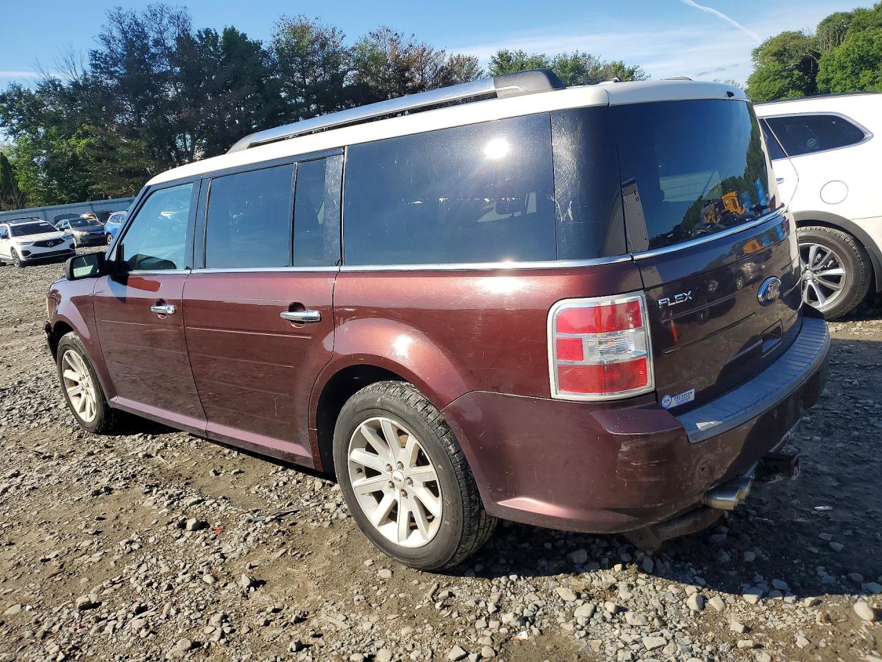 2009 Ford Flex Sel Red vin: 2FMDK52C69BA23015