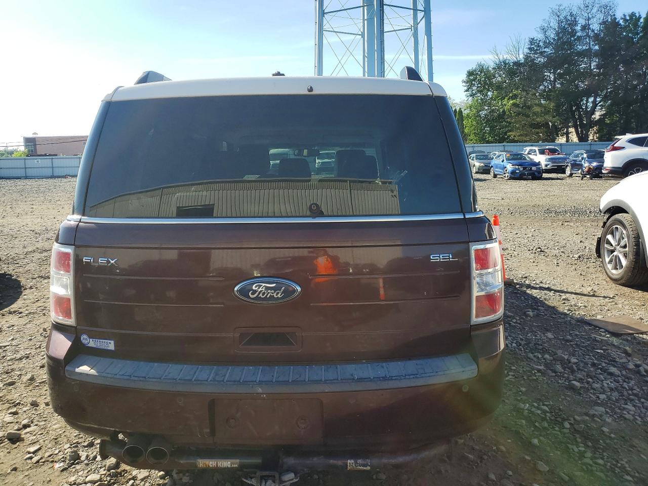 2009 Ford Flex Sel Red vin: 2FMDK52C69BA23015