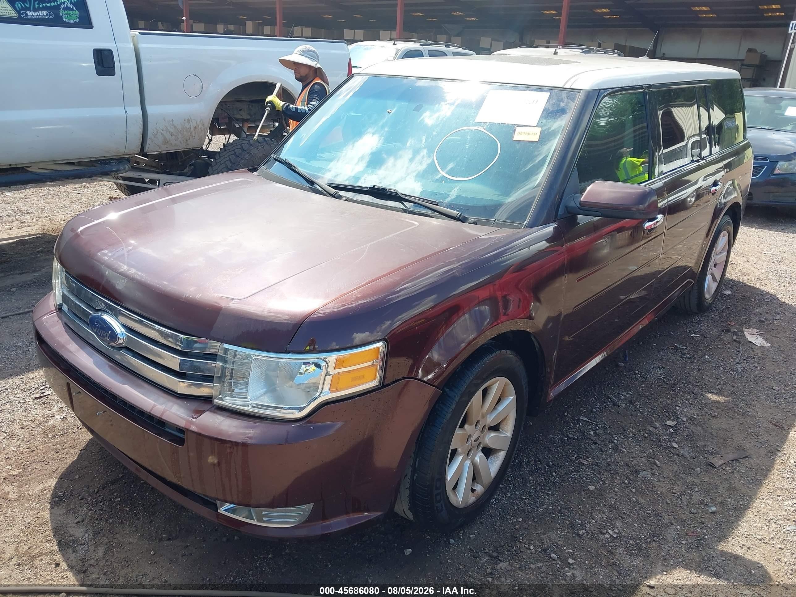 2009 Ford Flex Sel Burgundy vin: 2FMDK52C79BA06563