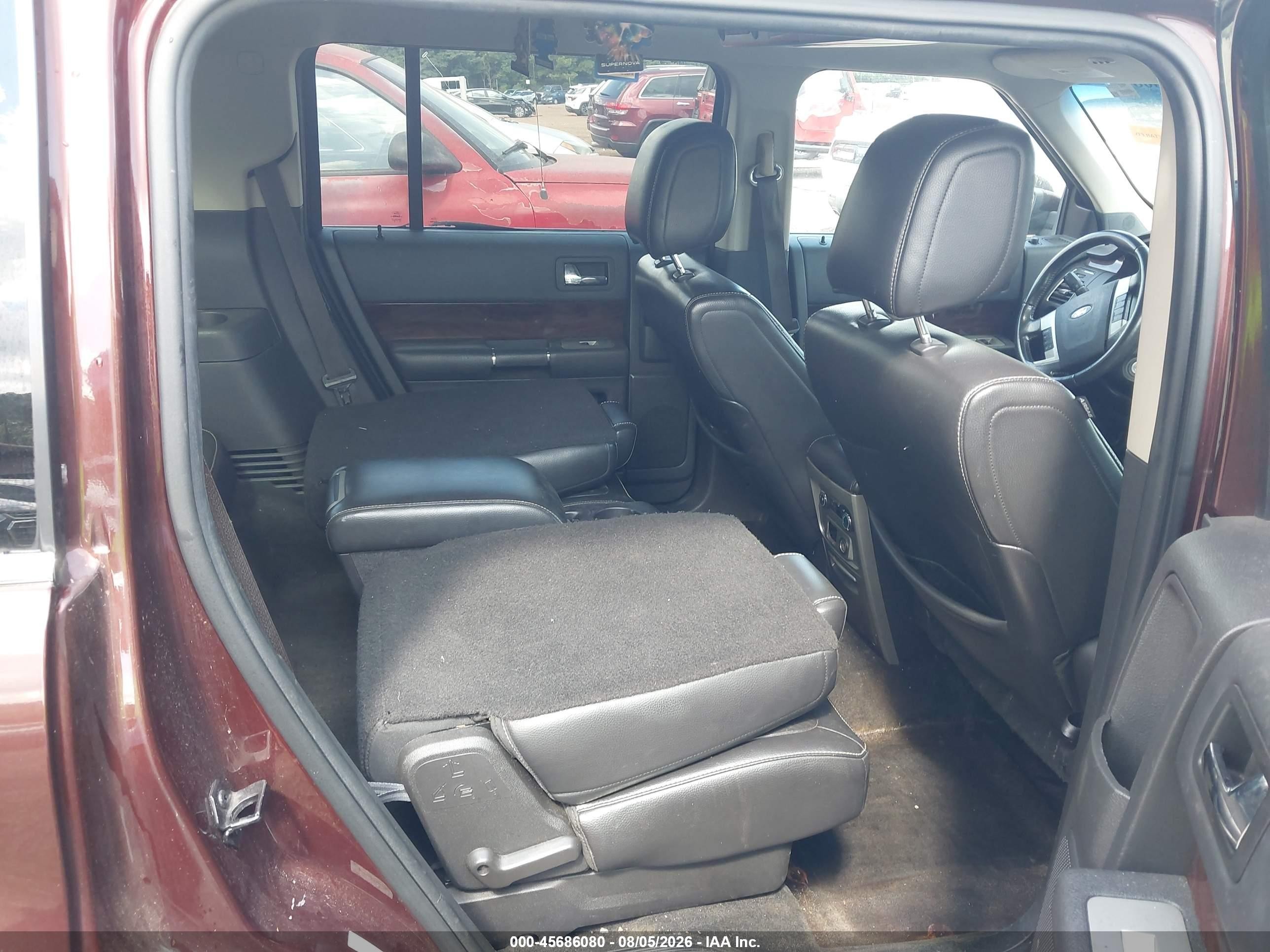 2009 Ford Flex Sel Burgundy vin: 2FMDK52C79BA06563
