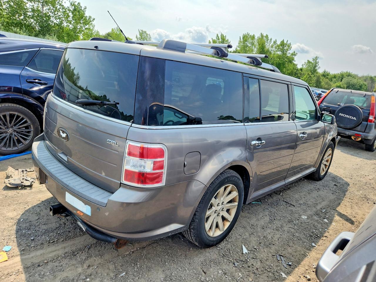2009 Ford Flex Sel Gray vin: 2FMDK52C79BA08572