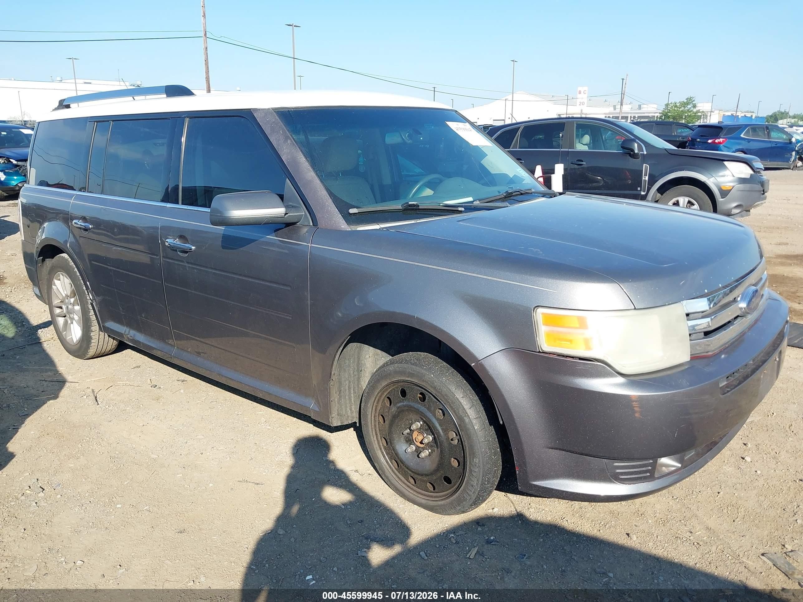 2009 Ford Flex Sel Gray vin: 2FMDK52C89BA05101