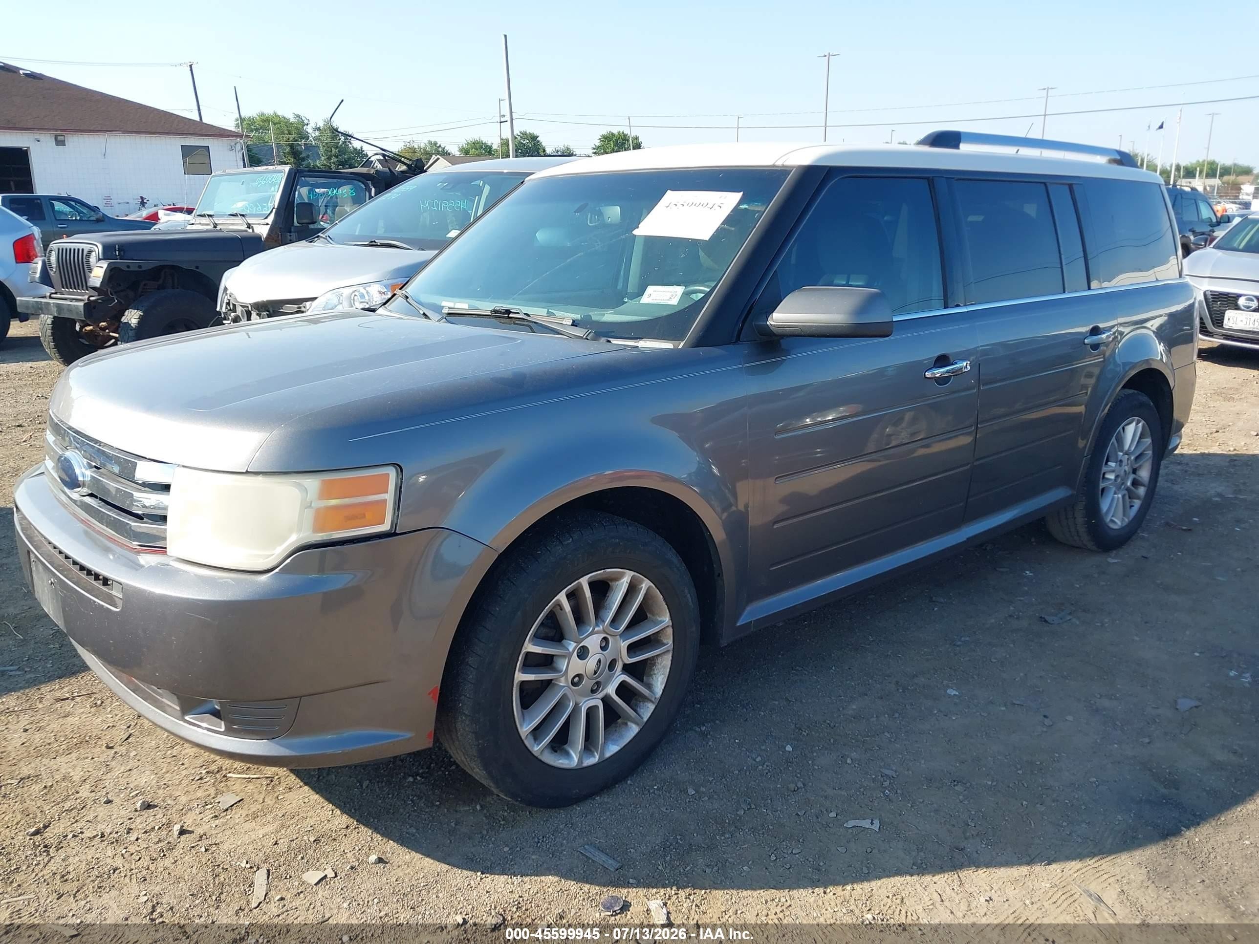 2009 Ford Flex Sel Gray vin: 2FMDK52C89BA05101