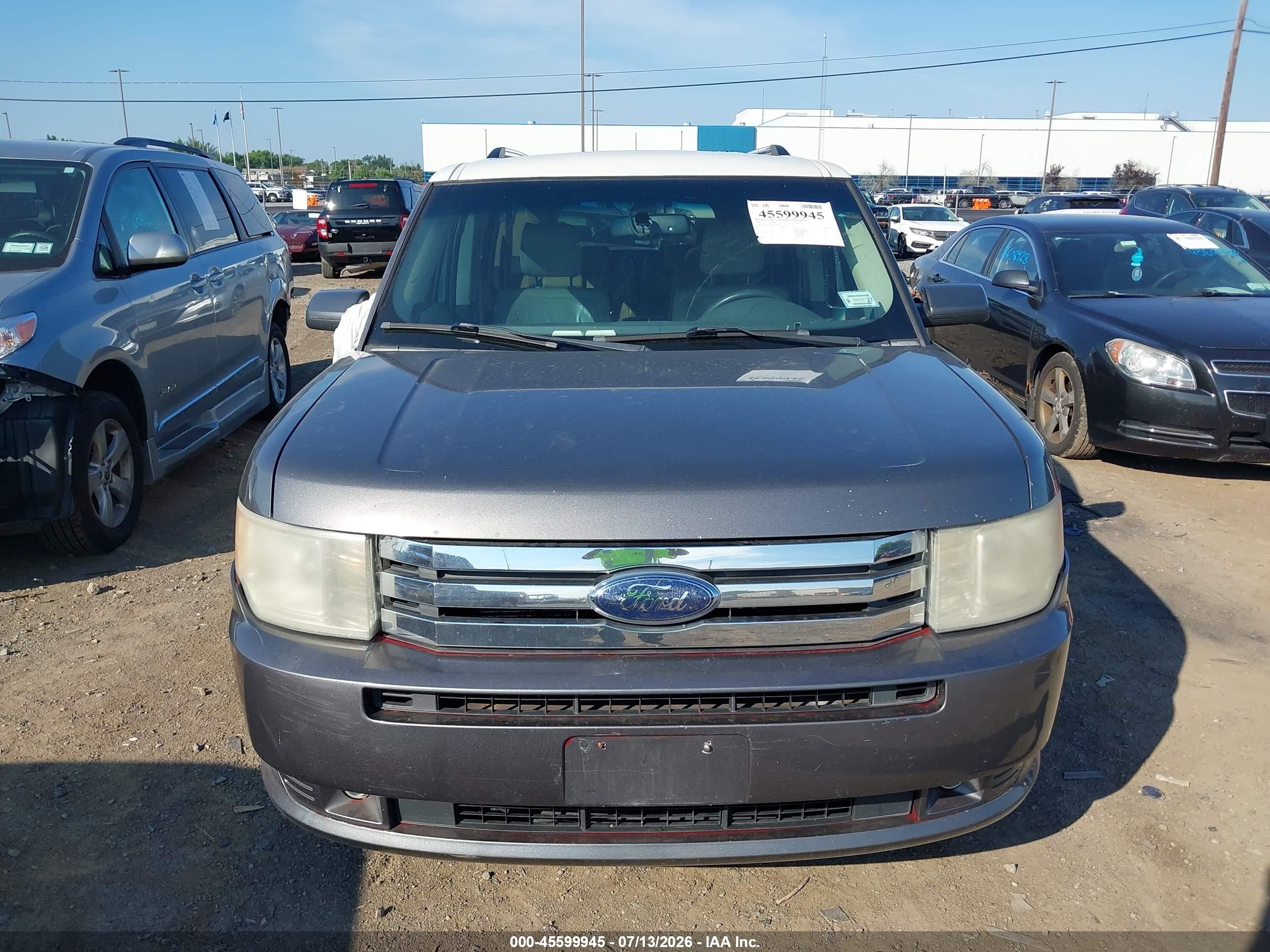 2009 Ford Flex Sel Gray vin: 2FMDK52C89BA05101