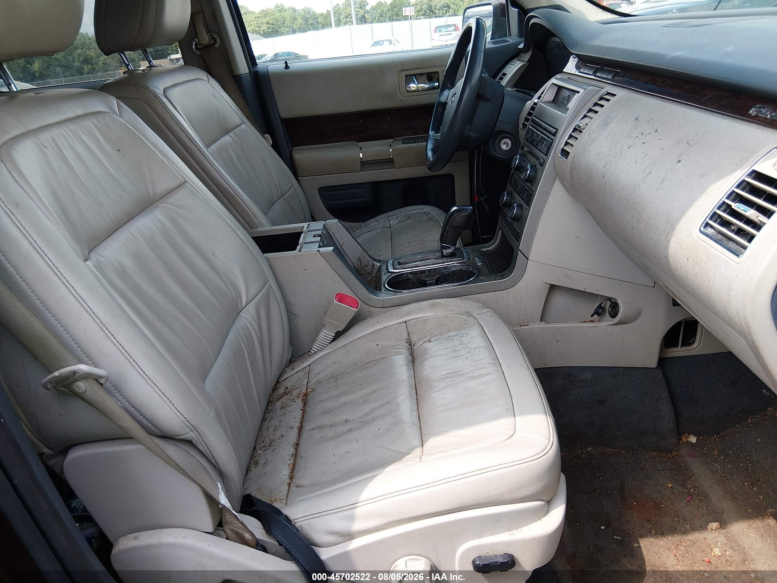 2009 Ford Flex Sel Burgundy vin: 2FMDK52C89BA14428