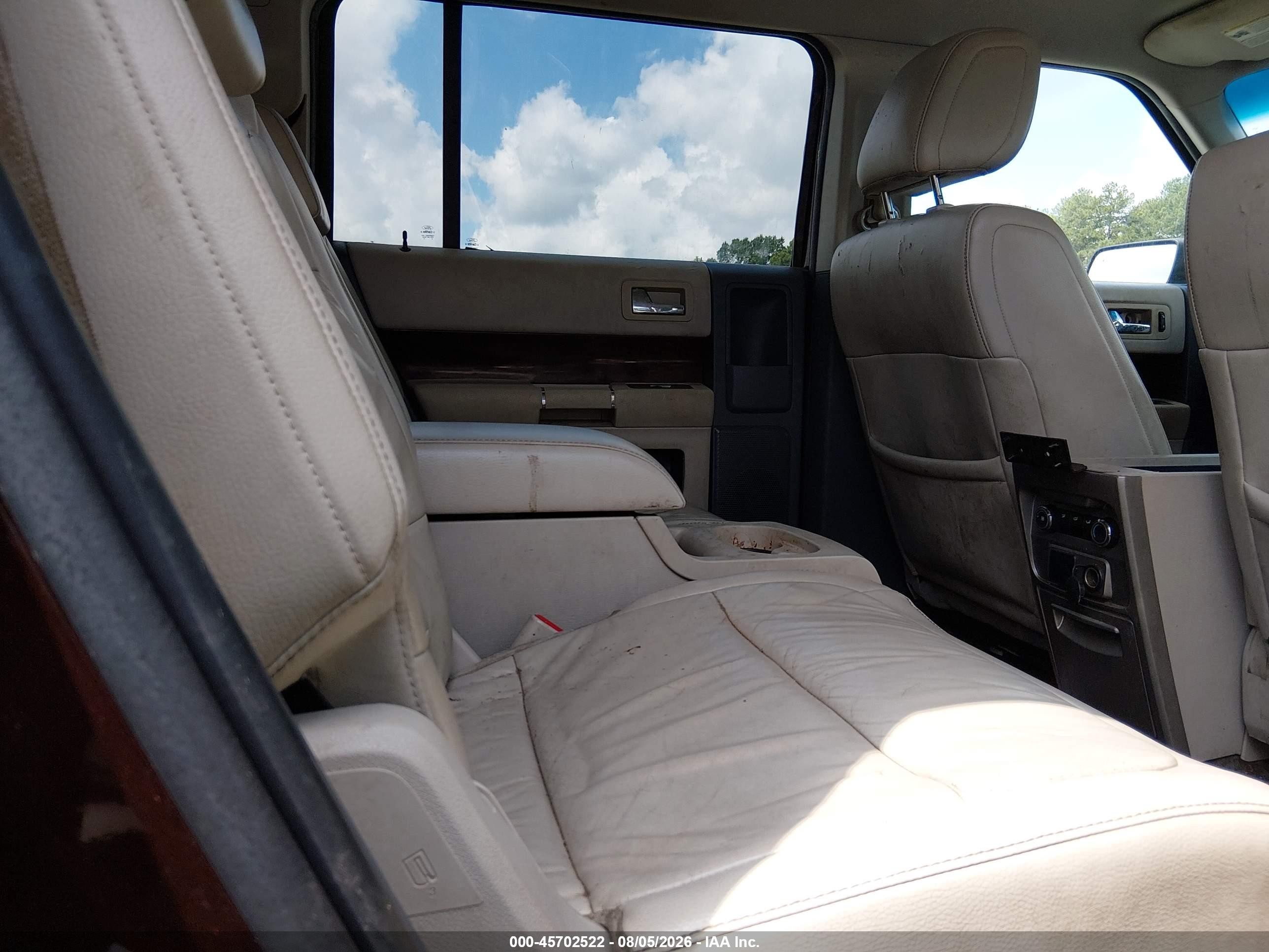 2009 Ford Flex Sel Burgundy vin: 2FMDK52C89BA14428