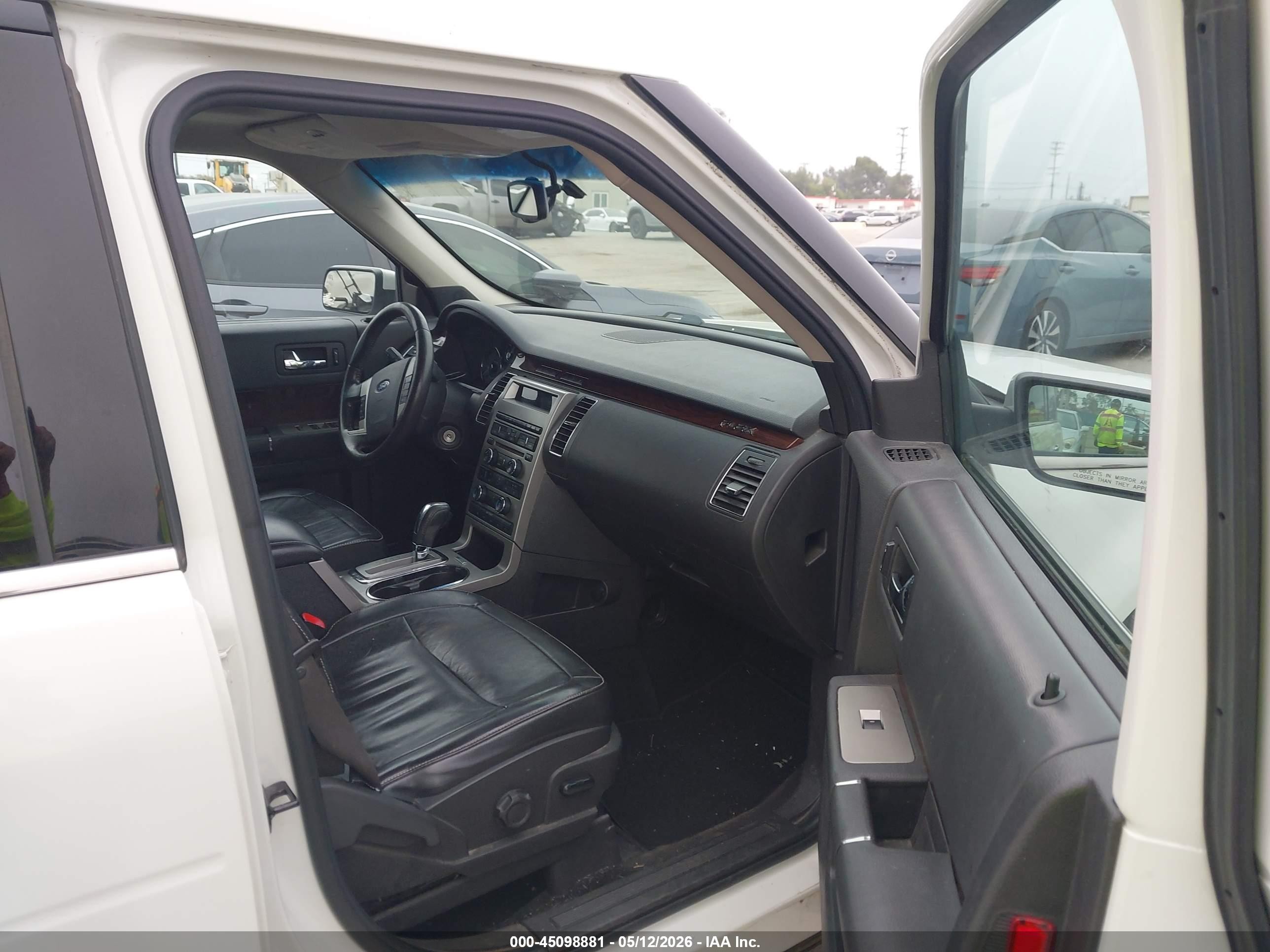 2009 Ford Flex Sel White vin: 2FMDK52C89BA20410