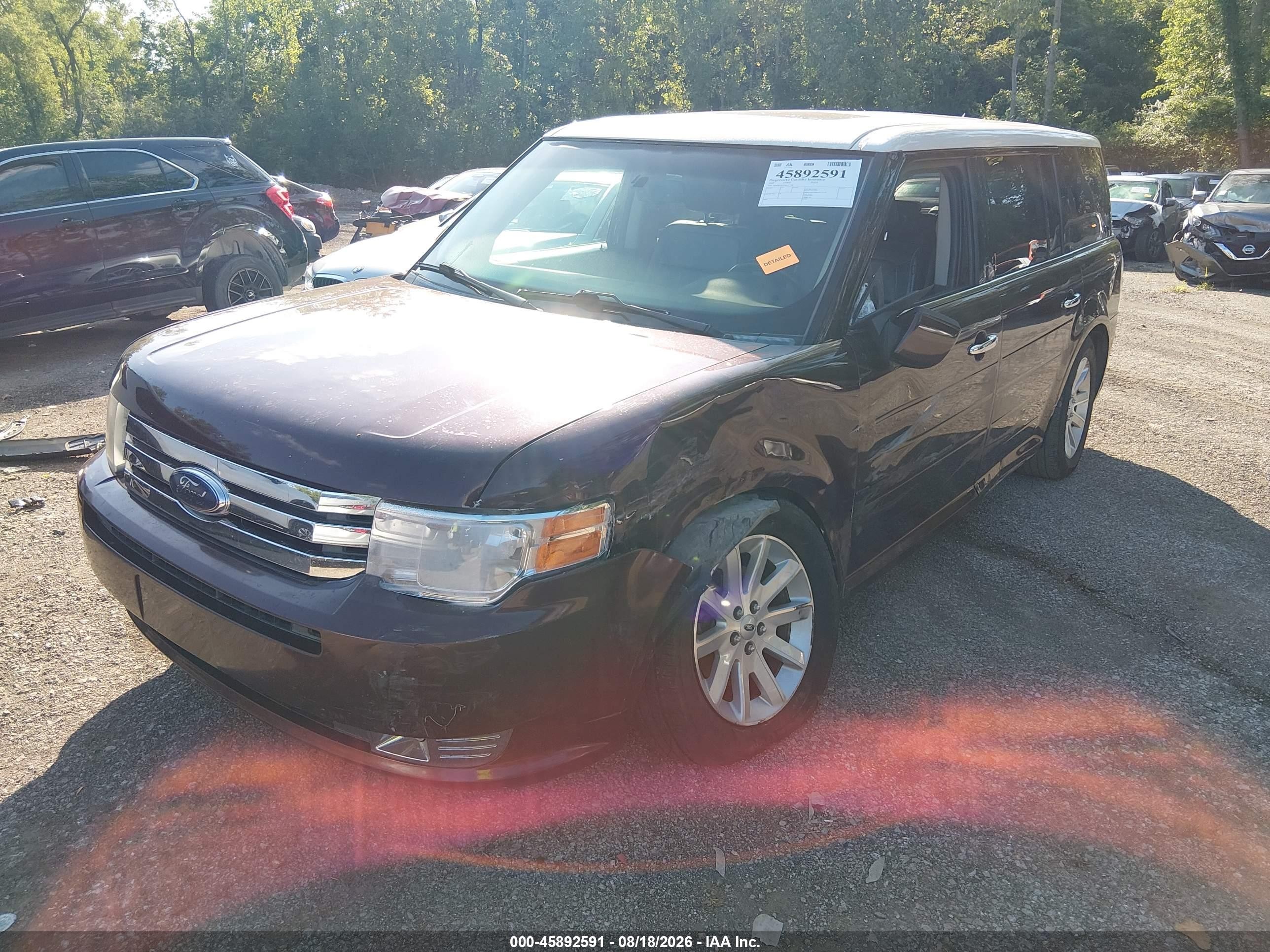 2009 Ford Flex Sel Темно-бордовый vin: 2FMDK52C99BA05480
