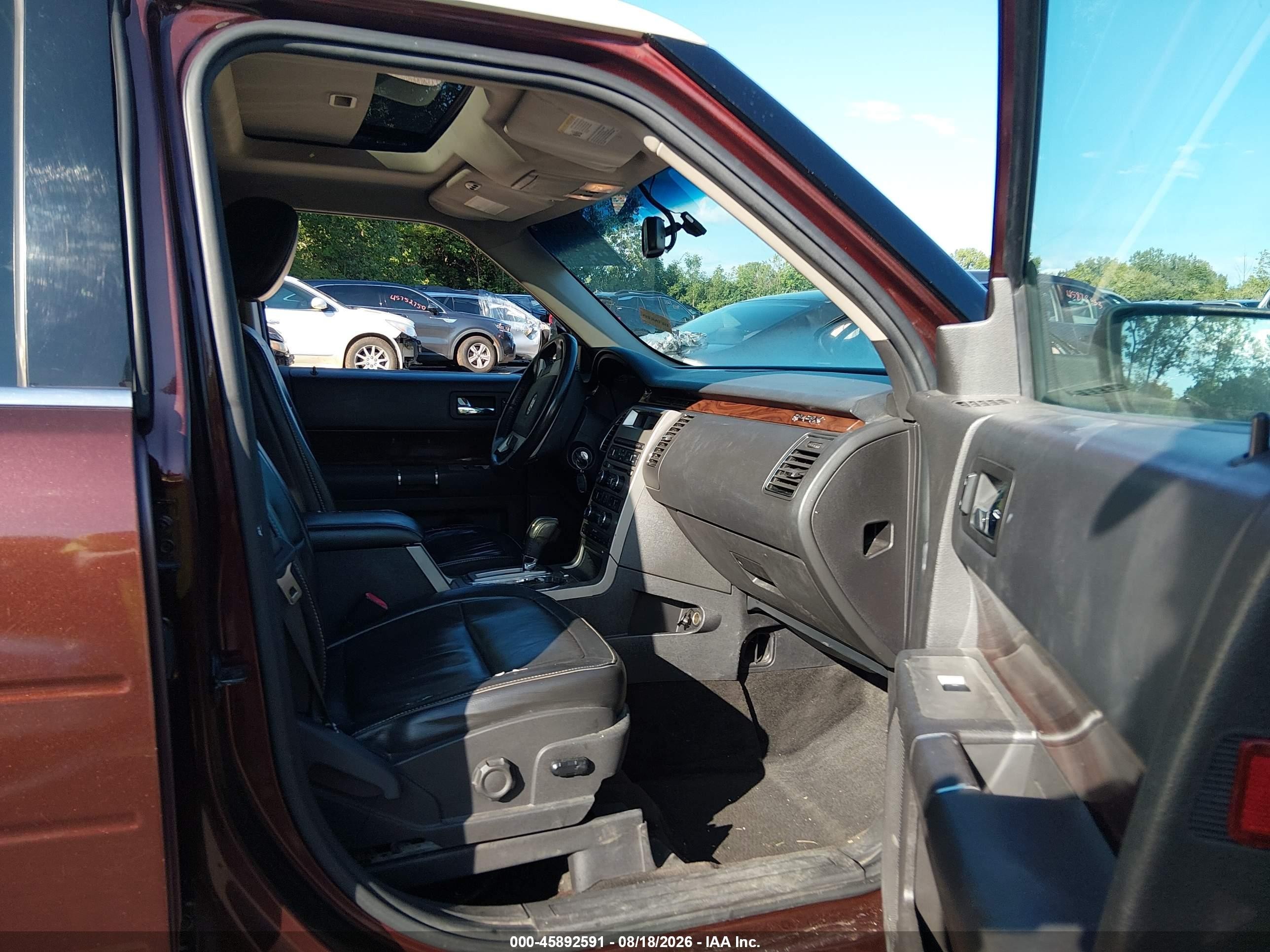 2009 Ford Flex Sel Темно-бордовый vin: 2FMDK52C99BA05480