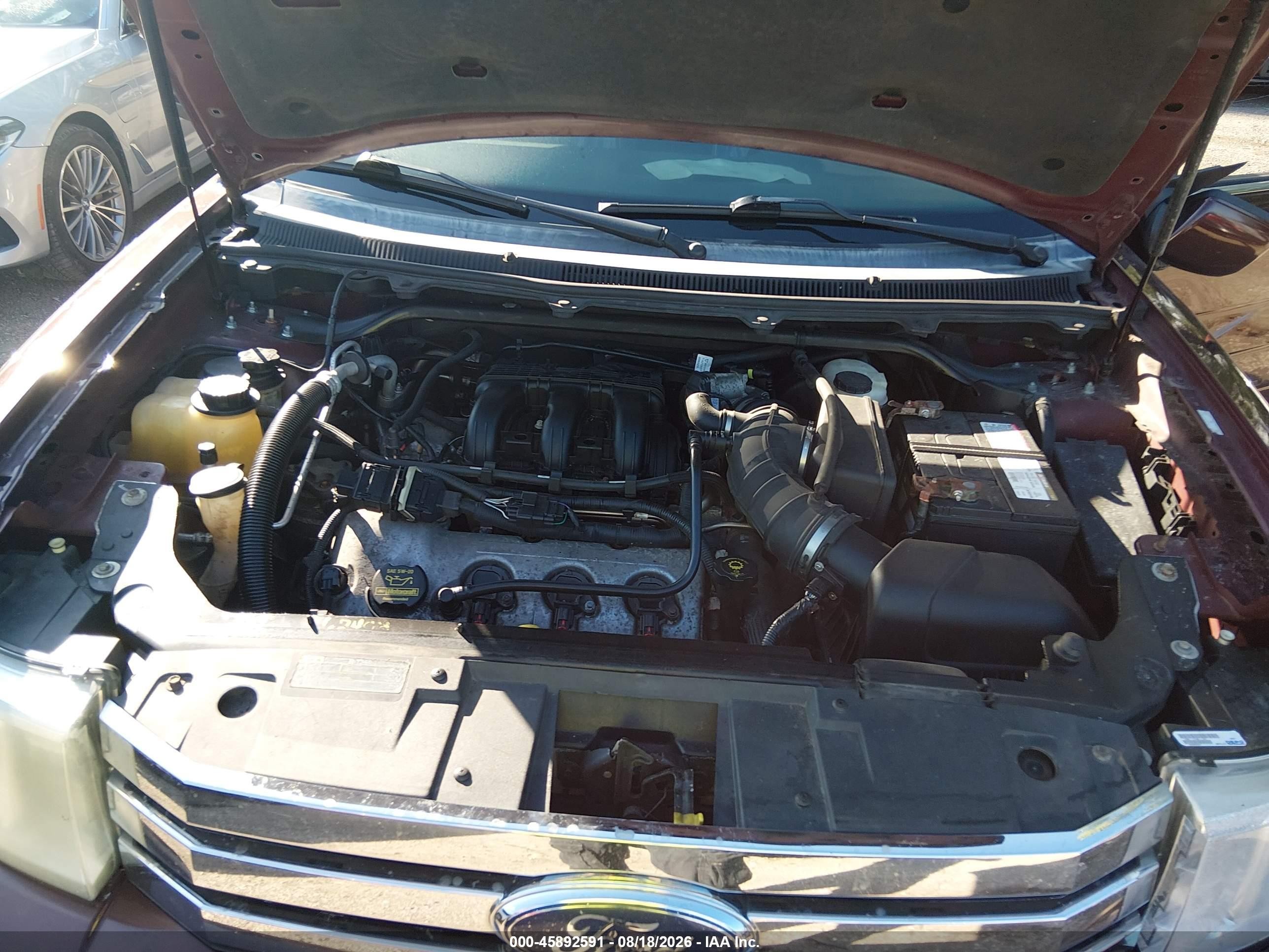 2009 Ford Flex Sel Темно-бордовый vin: 2FMDK52C99BA05480