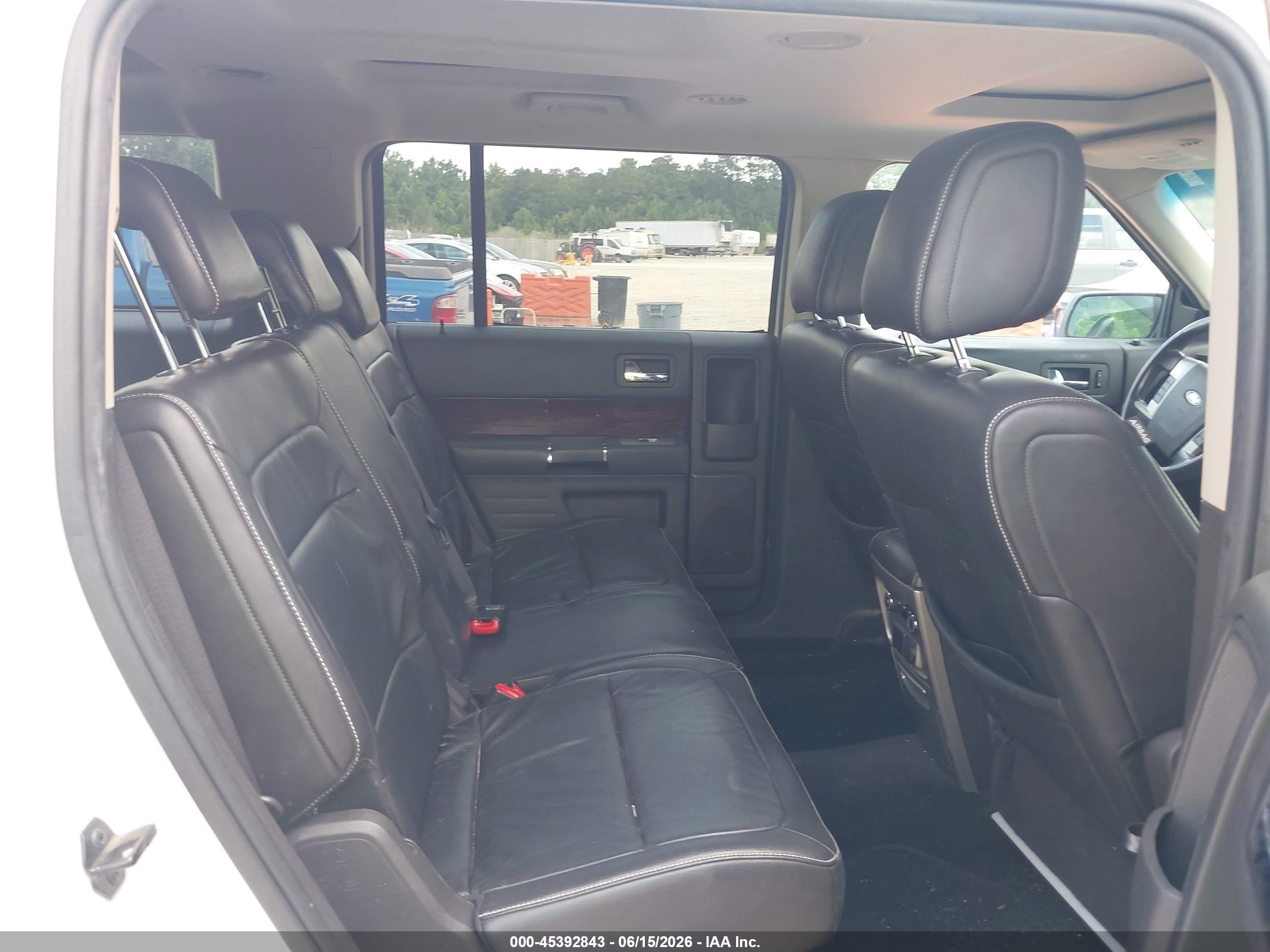 2009 Ford Flex Sel White vin: 2FMDK52C99BA19766