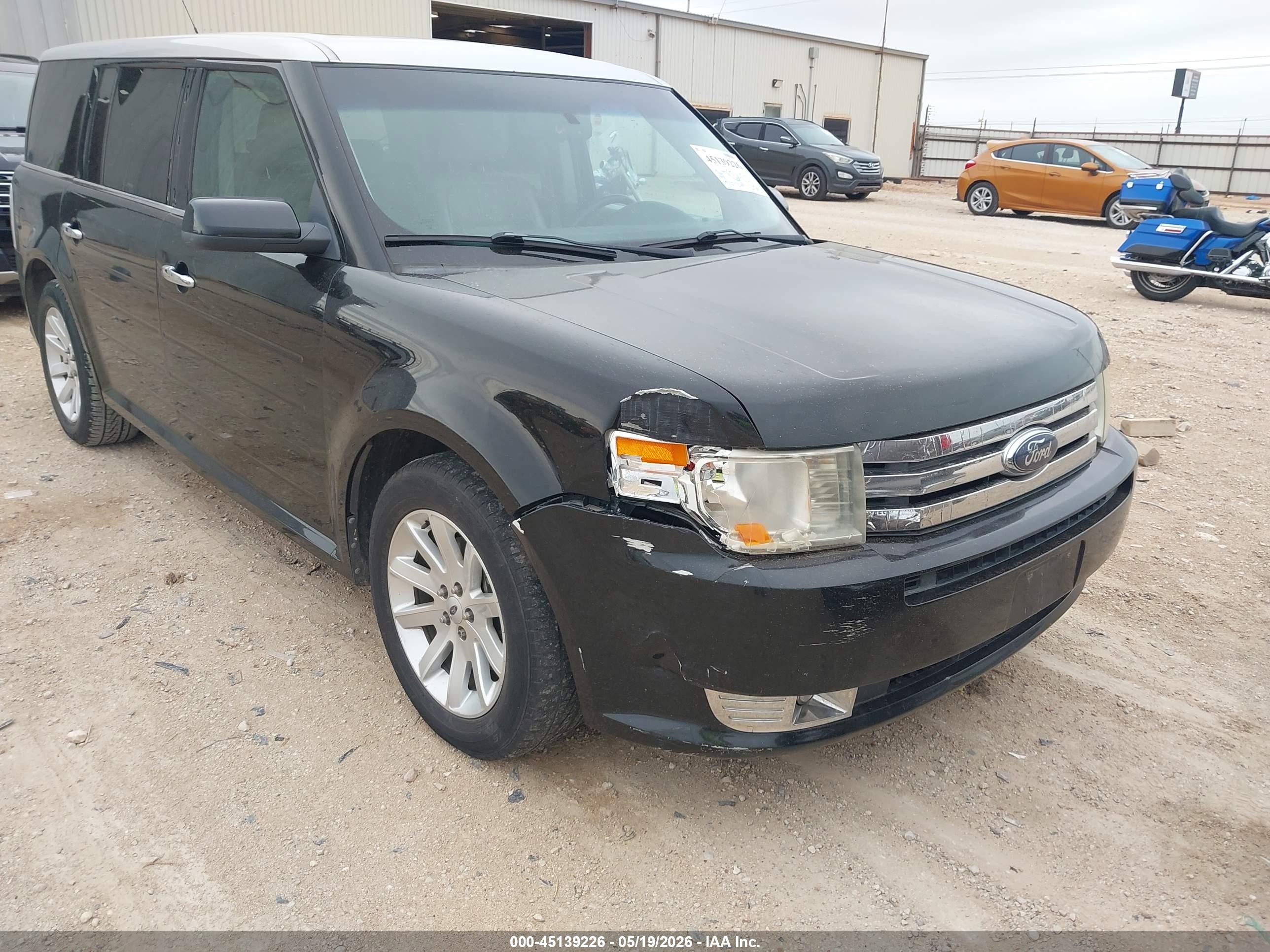 2009 Ford Flex Sel Черный vin: 2FMDK52C99BA36373