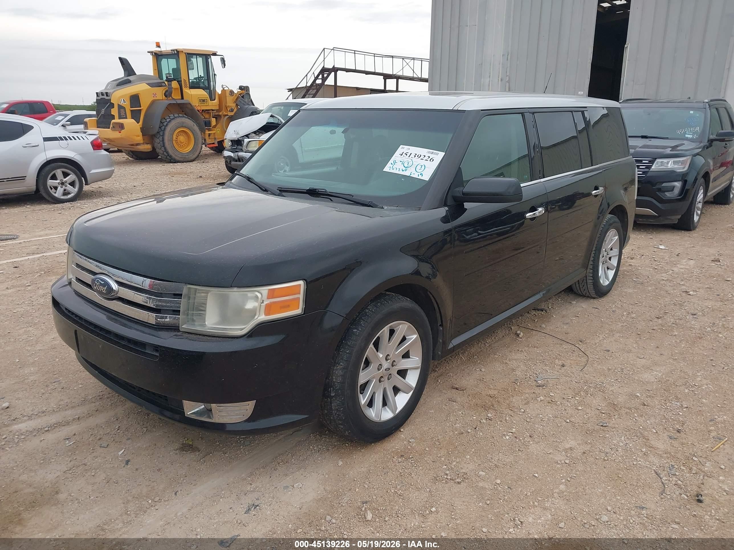 2009 Ford Flex Sel Черный vin: 2FMDK52C99BA36373