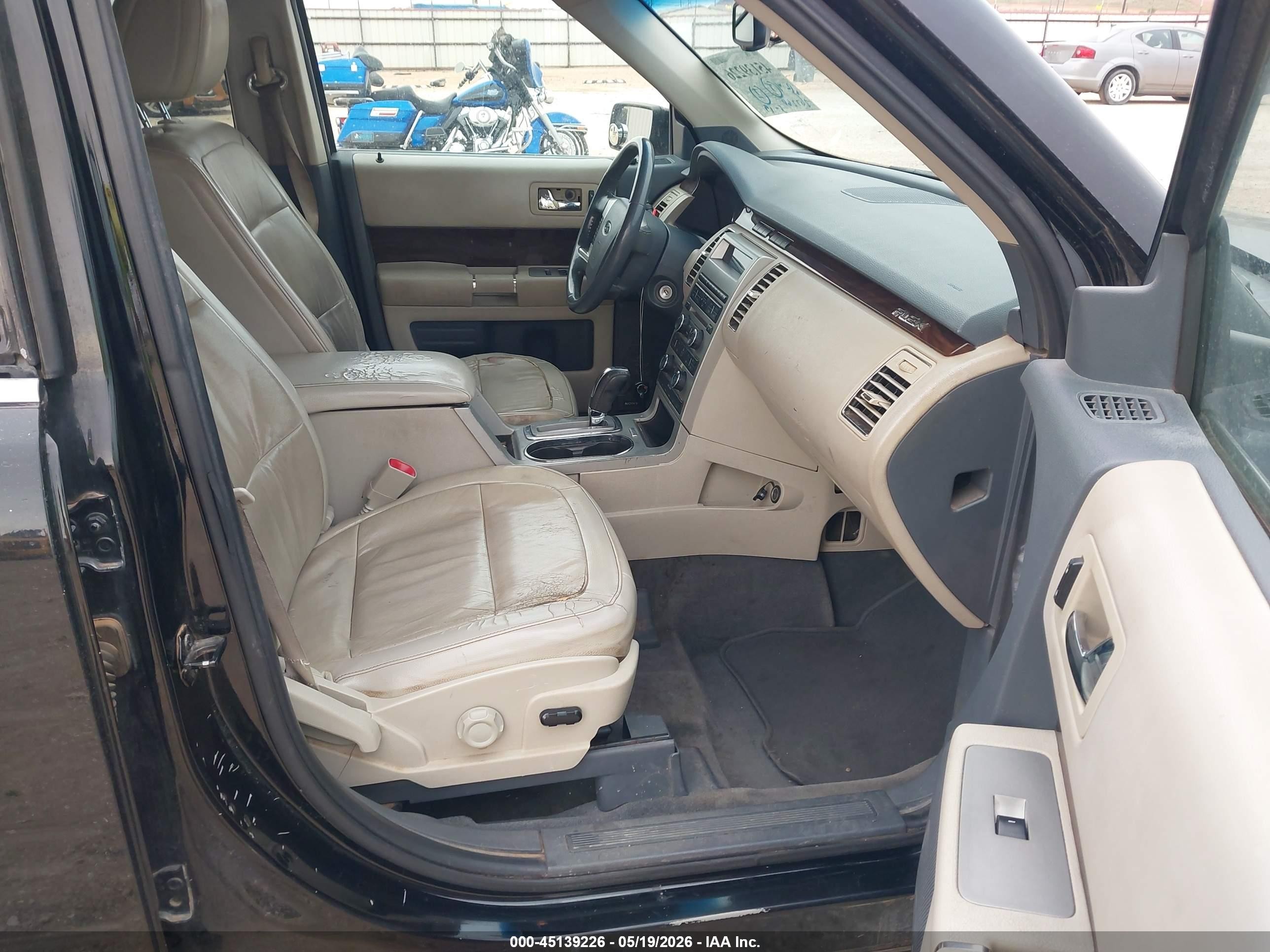 2009 Ford Flex Sel Черный vin: 2FMDK52C99BA36373