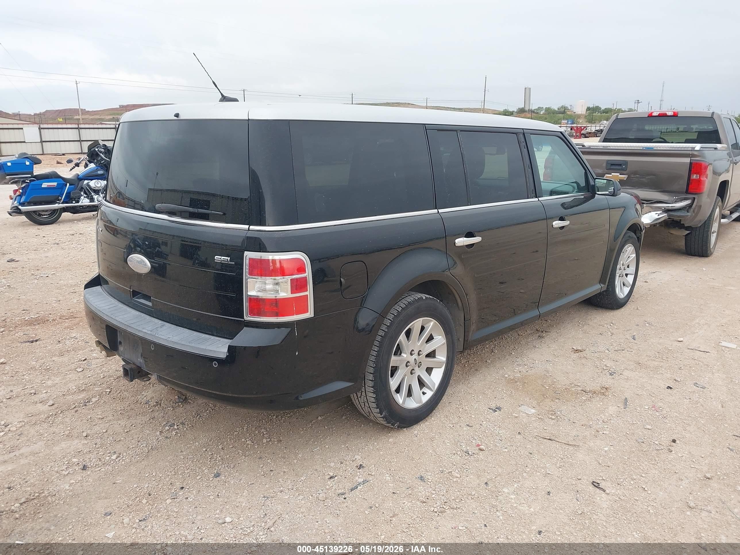 2009 Ford Flex Sel Черный vin: 2FMDK52C99BA36373