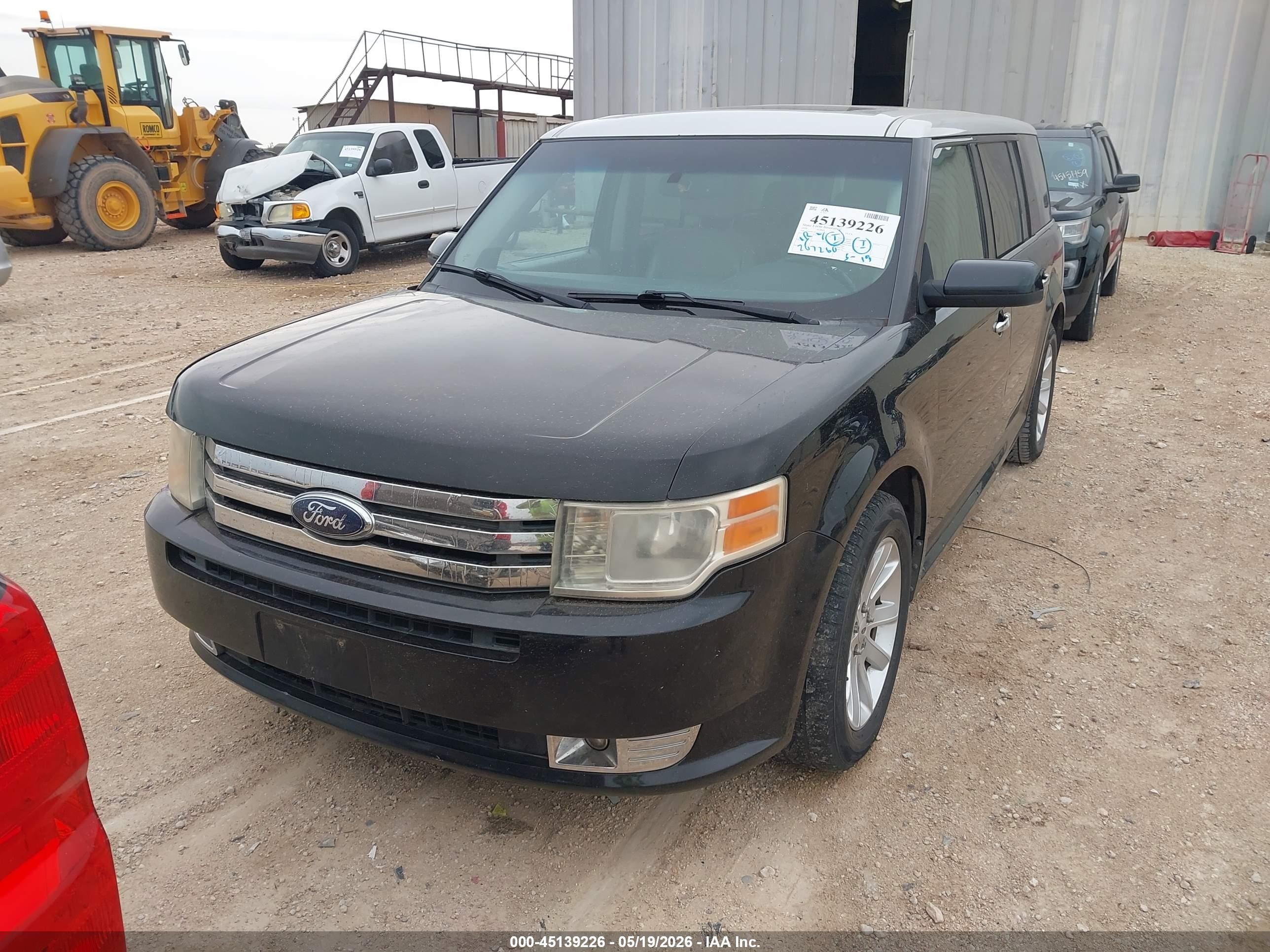 2009 Ford Flex Sel Черный vin: 2FMDK52C99BA36373