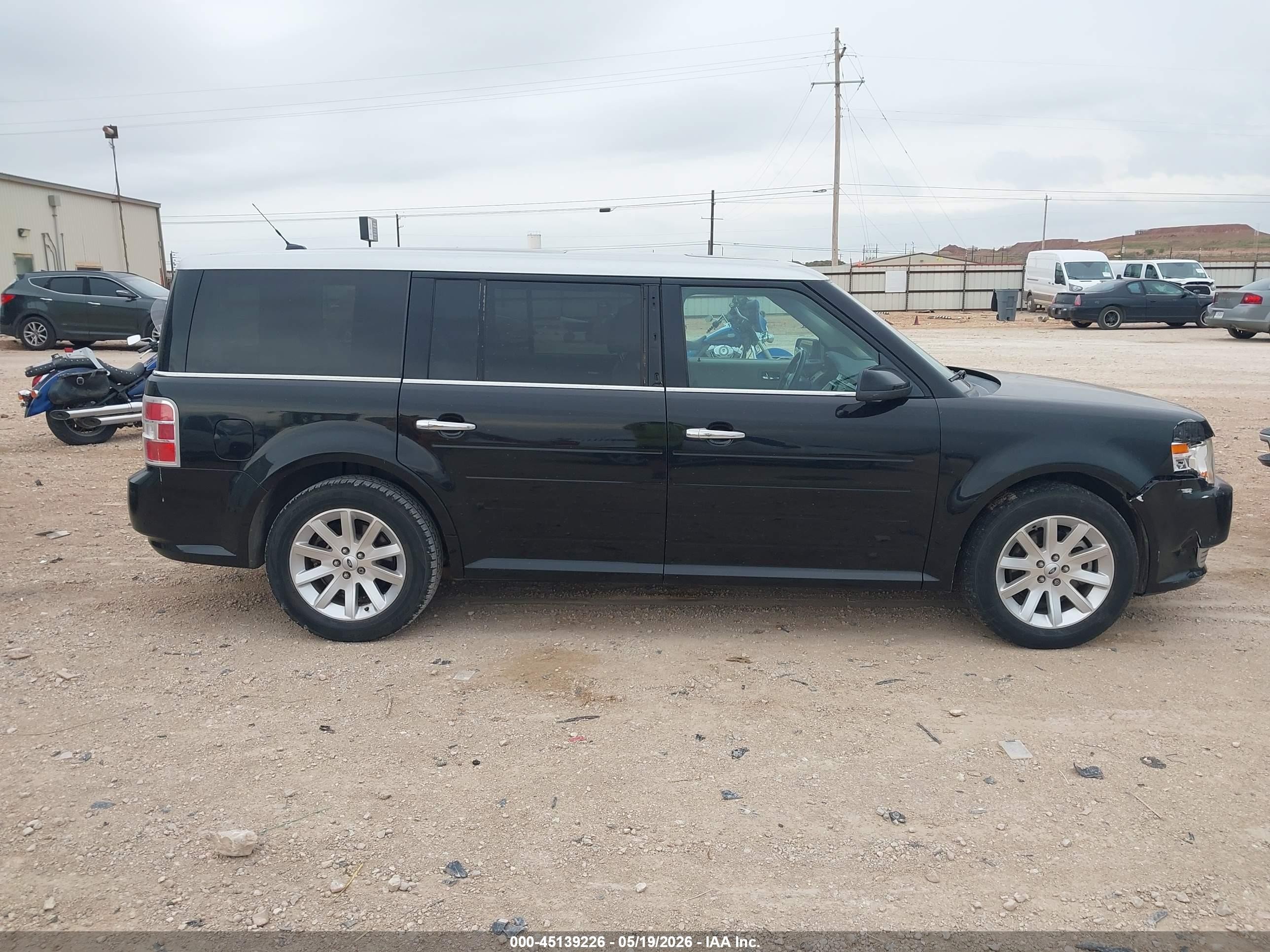 2009 Ford Flex Sel Черный vin: 2FMDK52C99BA36373