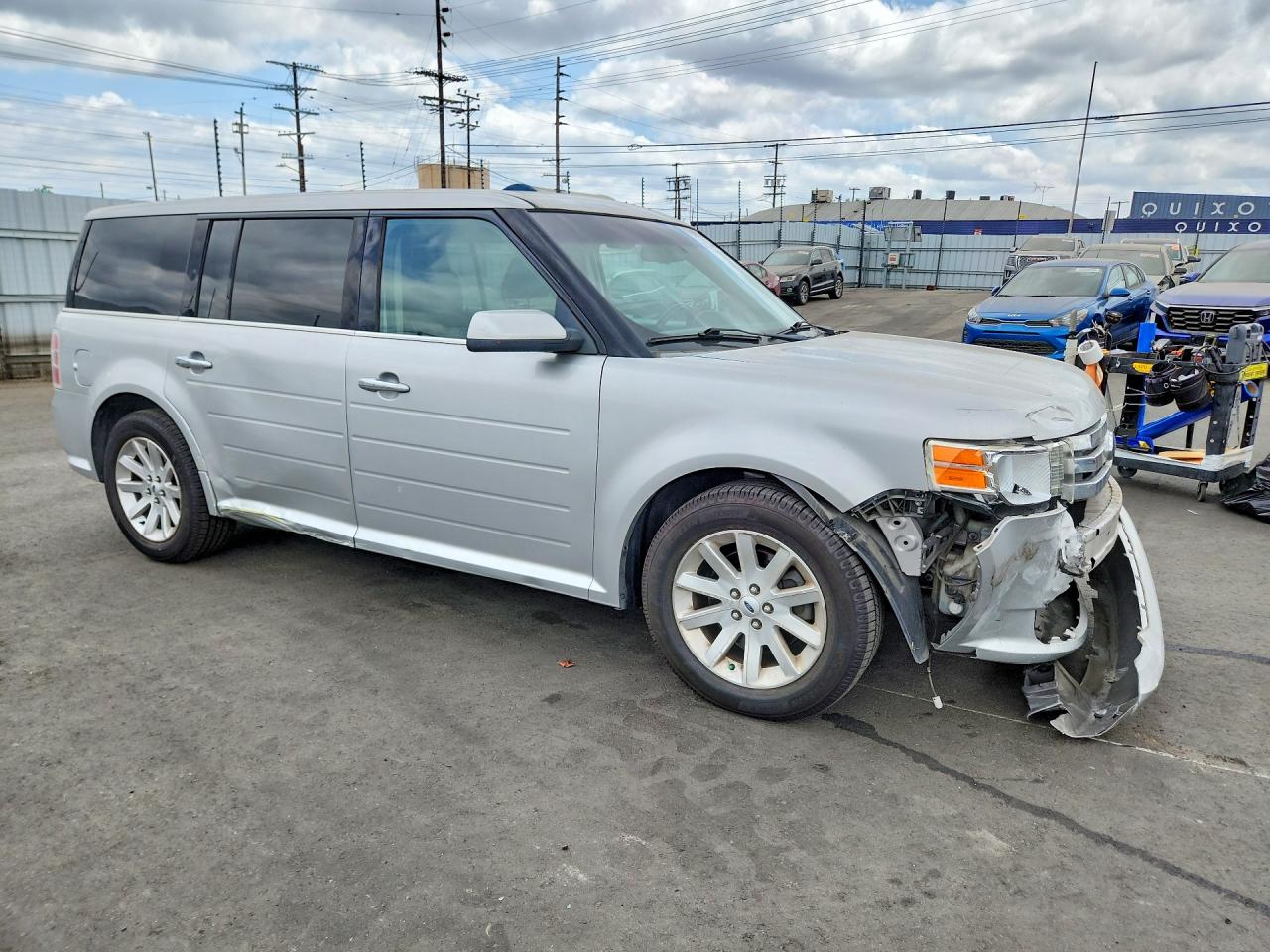 2009 Ford Flex Sel Silver vin: 2FMDK52CX9BA09506