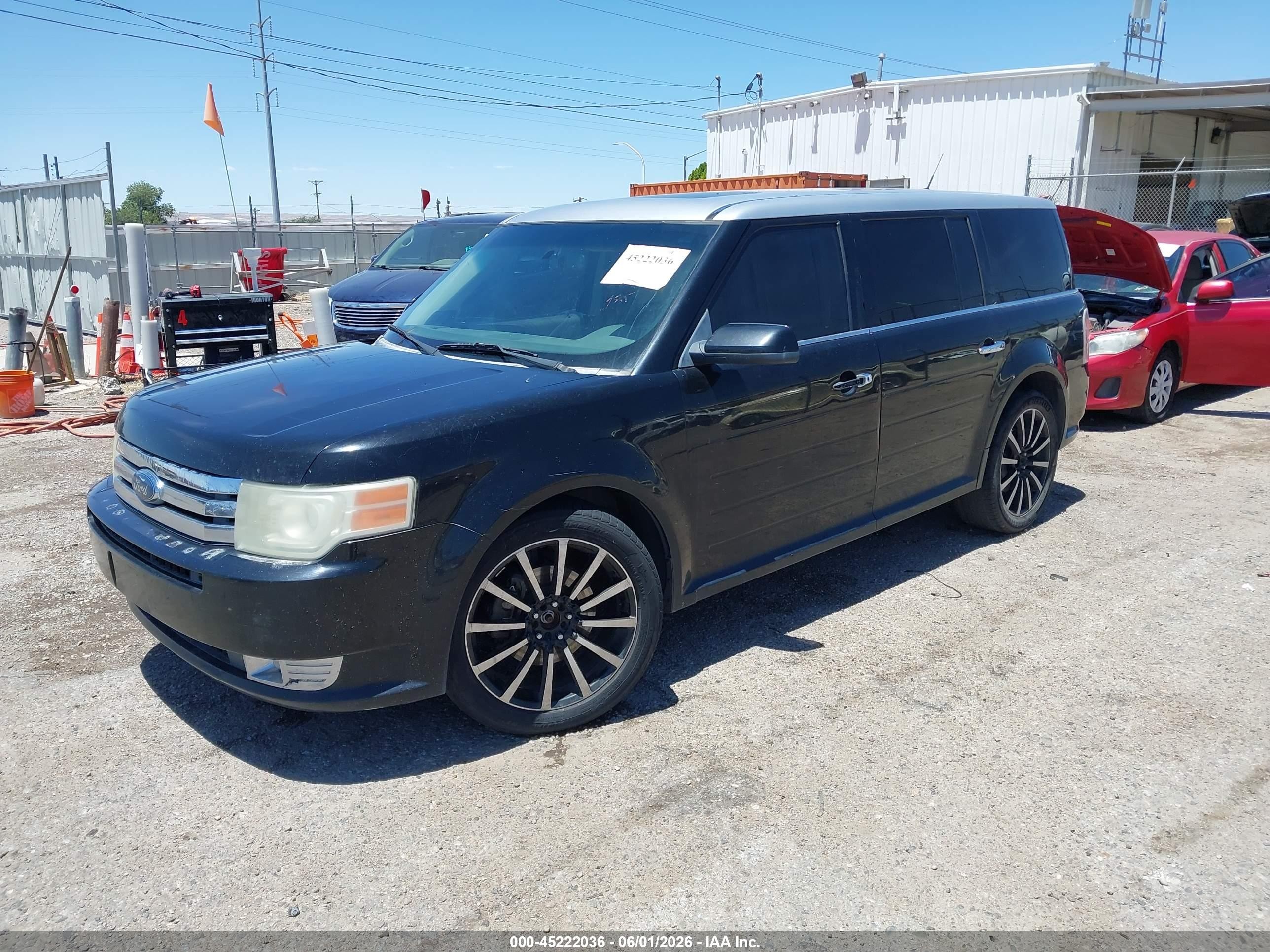 2009 Ford Flex Sel Black vin: 2FMDK52CX9BA11305