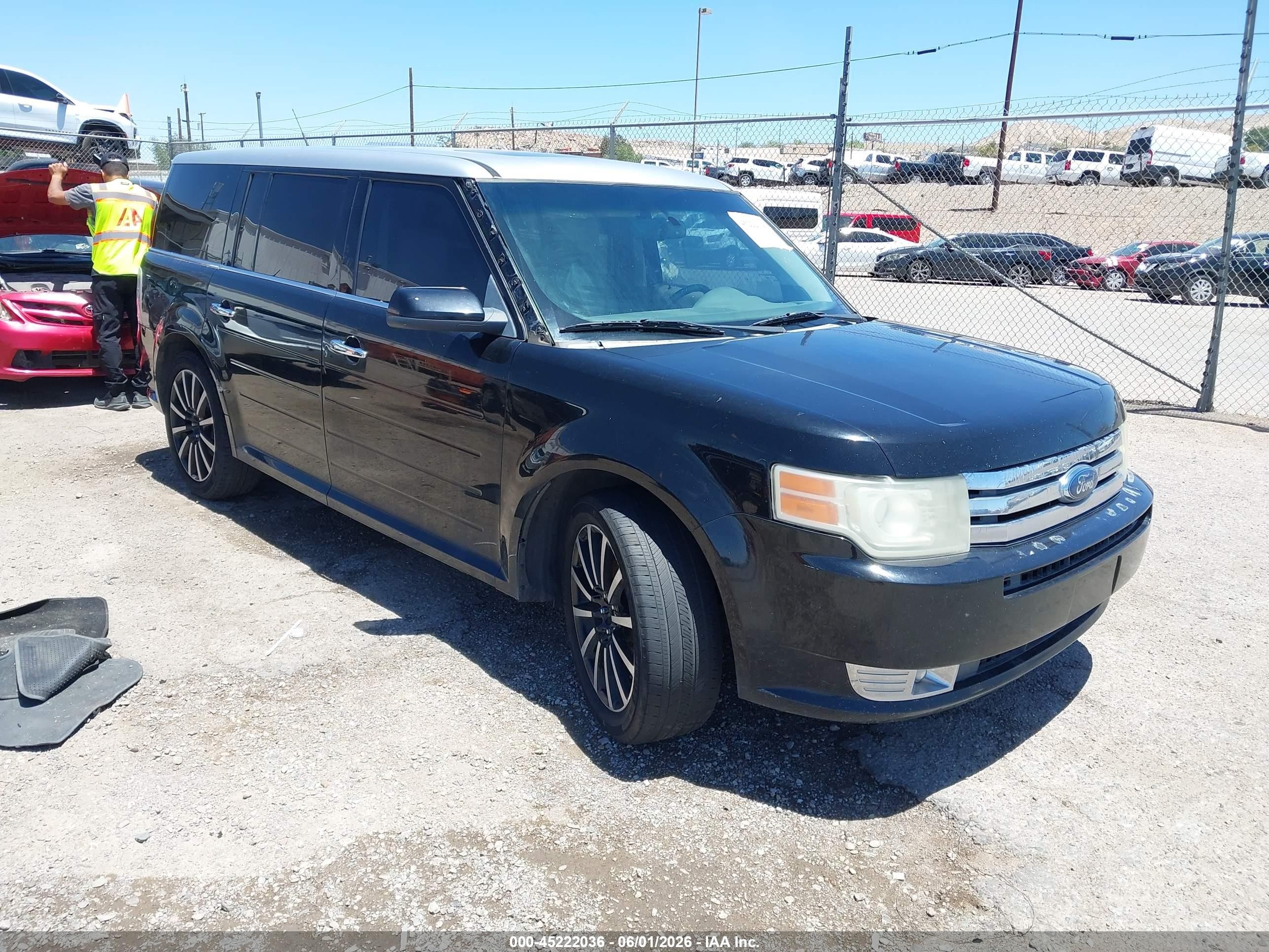 2009 Ford Flex Sel Black vin: 2FMDK52CX9BA11305