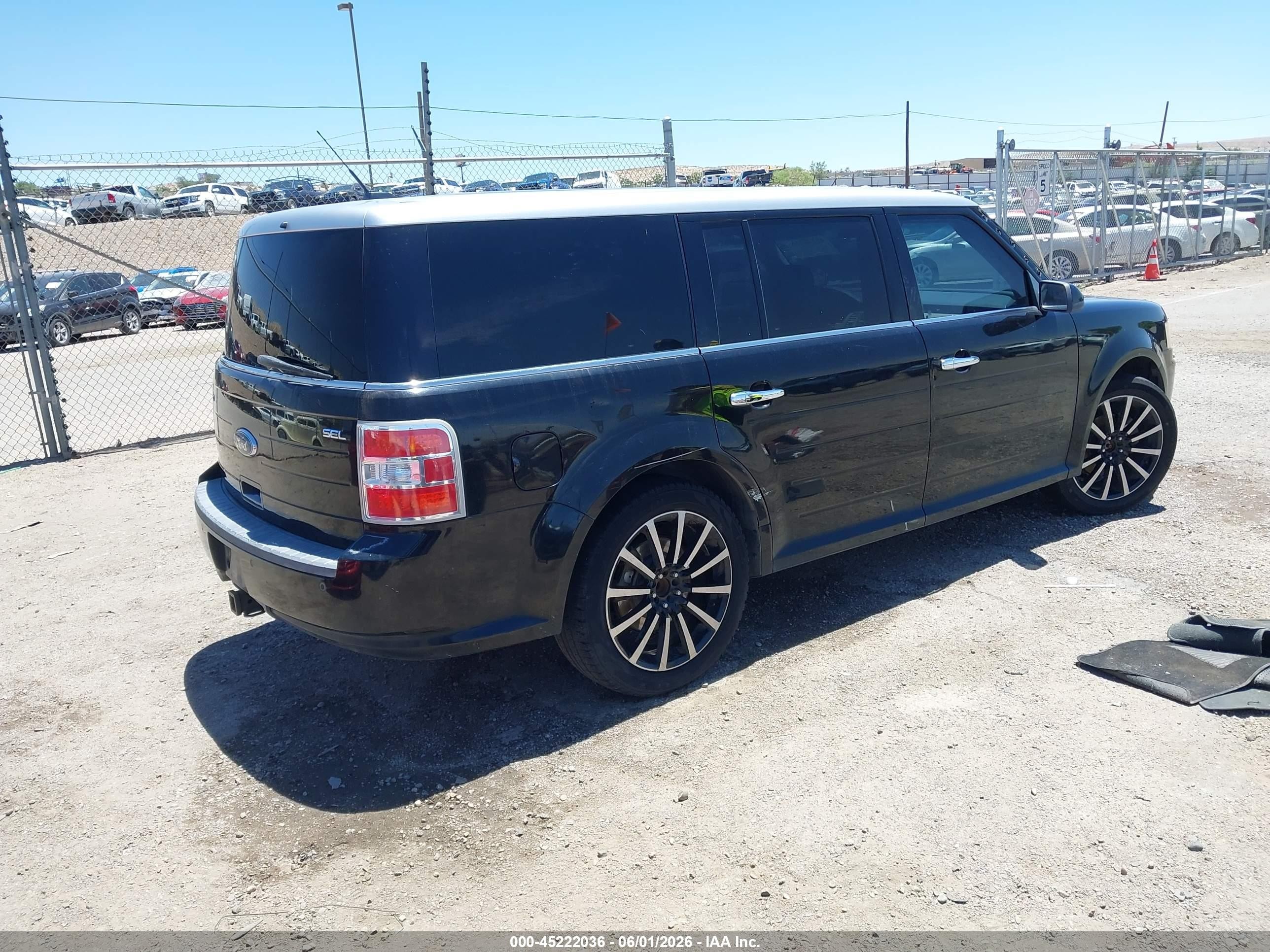 2009 Ford Flex Sel Black vin: 2FMDK52CX9BA11305
