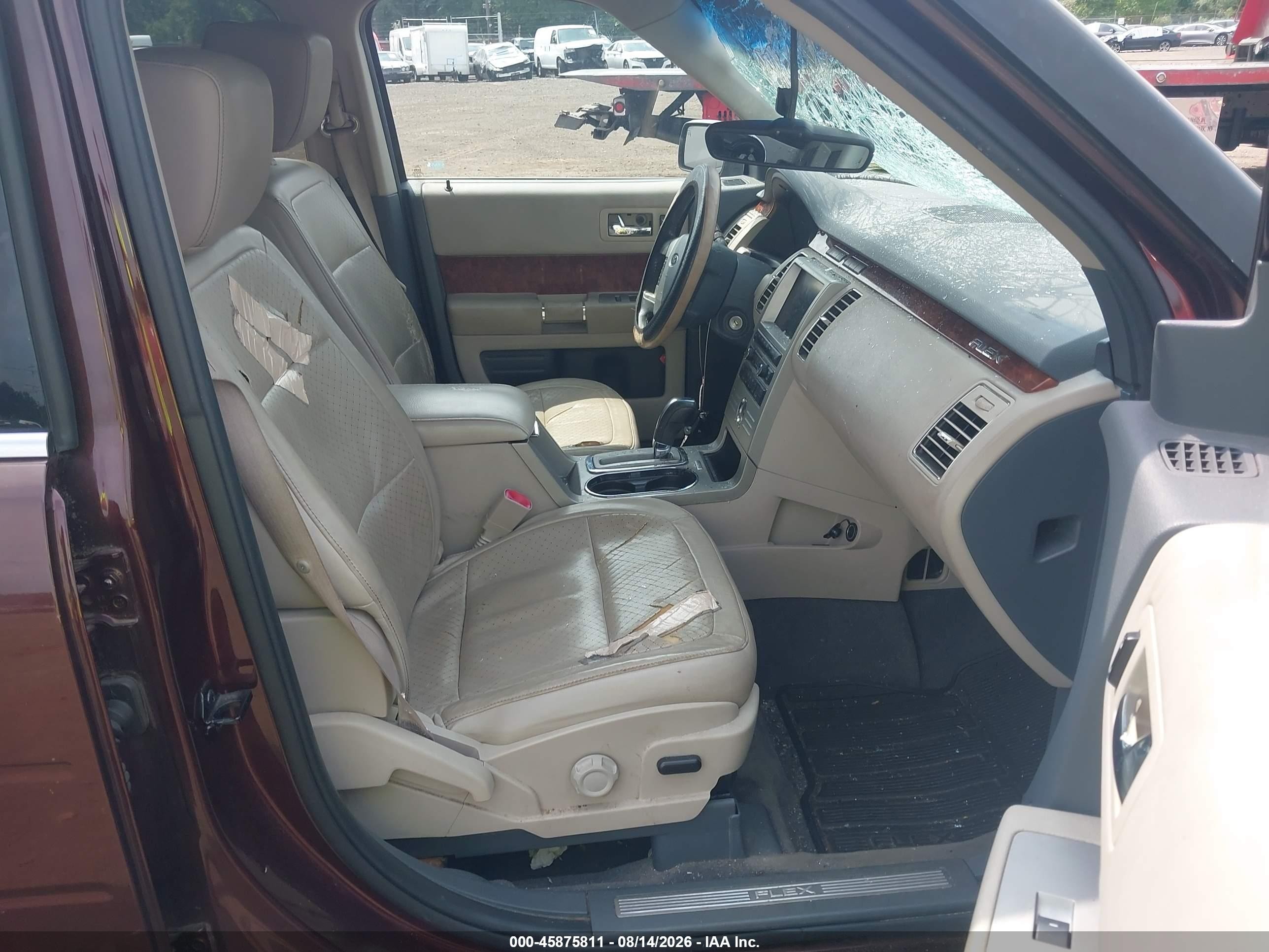 2009 Ford Flex Limited Maroon vin: 2FMDK53C09BA68952