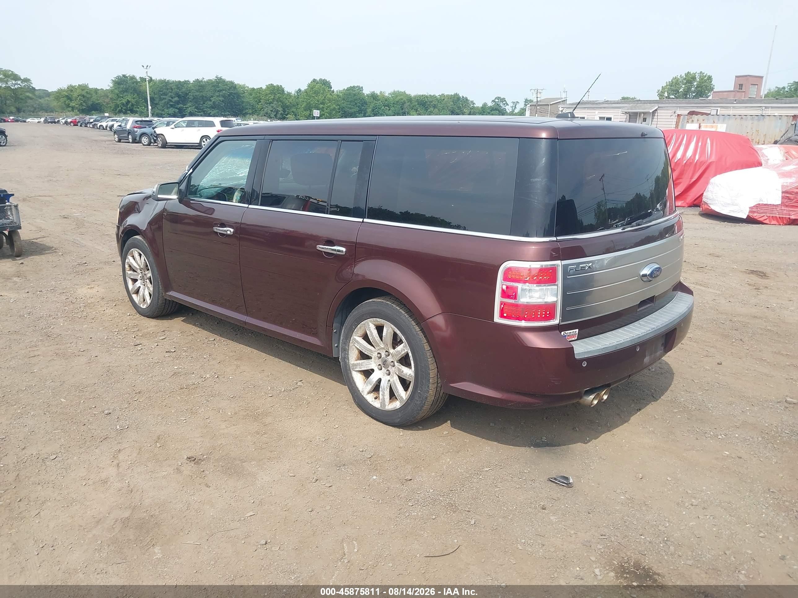 2009 Ford Flex Limited Maroon vin: 2FMDK53C09BA68952