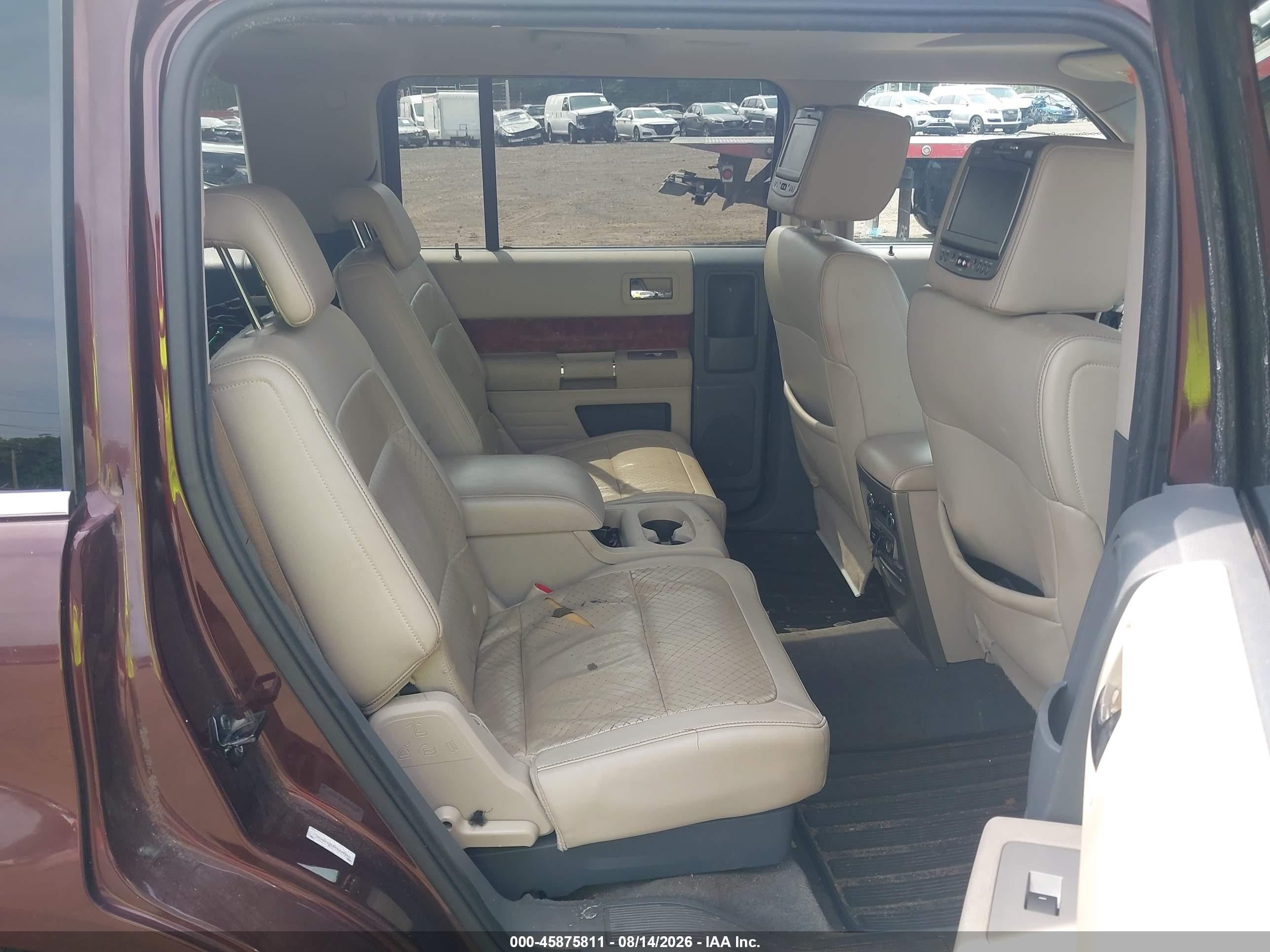 2009 Ford Flex Limited Maroon vin: 2FMDK53C09BA68952