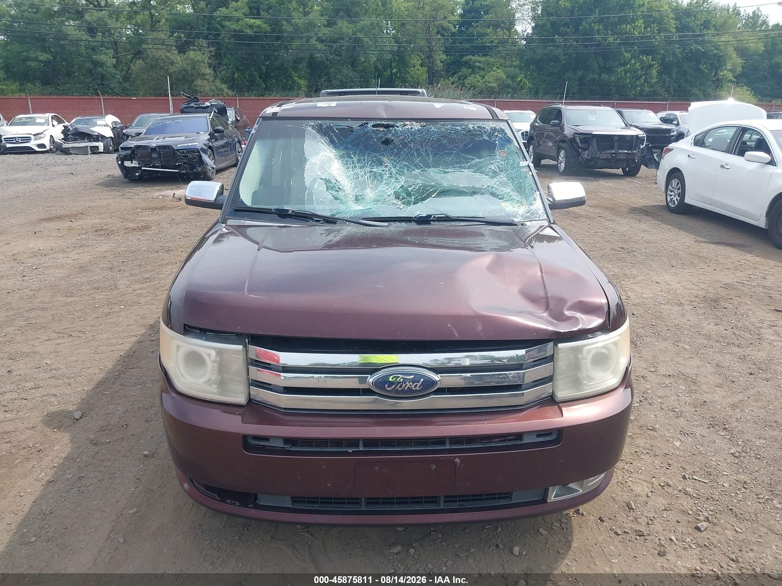 2009 Ford Flex Limited Maroon vin: 2FMDK53C09BA68952
