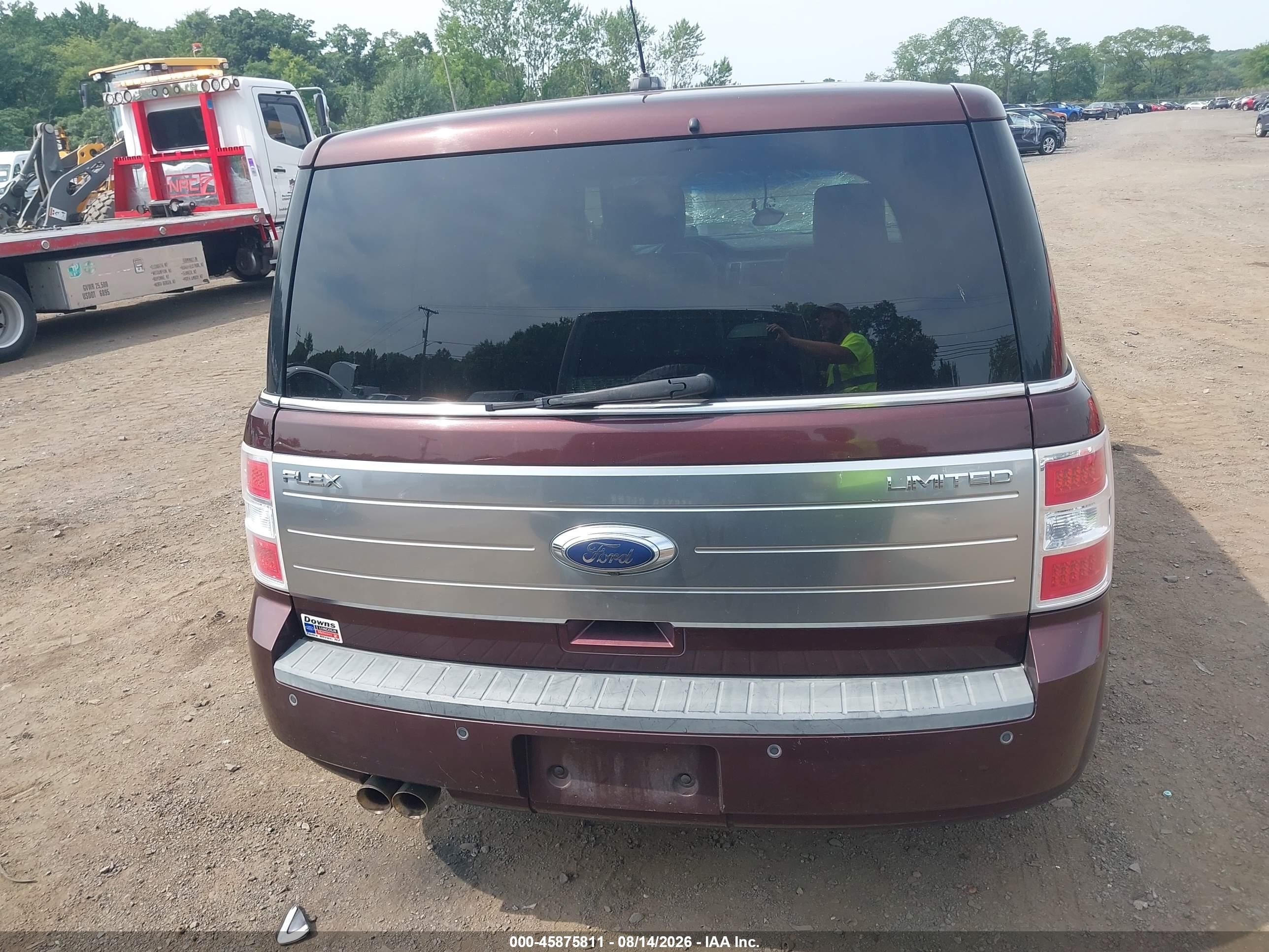 2009 Ford Flex Limited Maroon vin: 2FMDK53C09BA68952