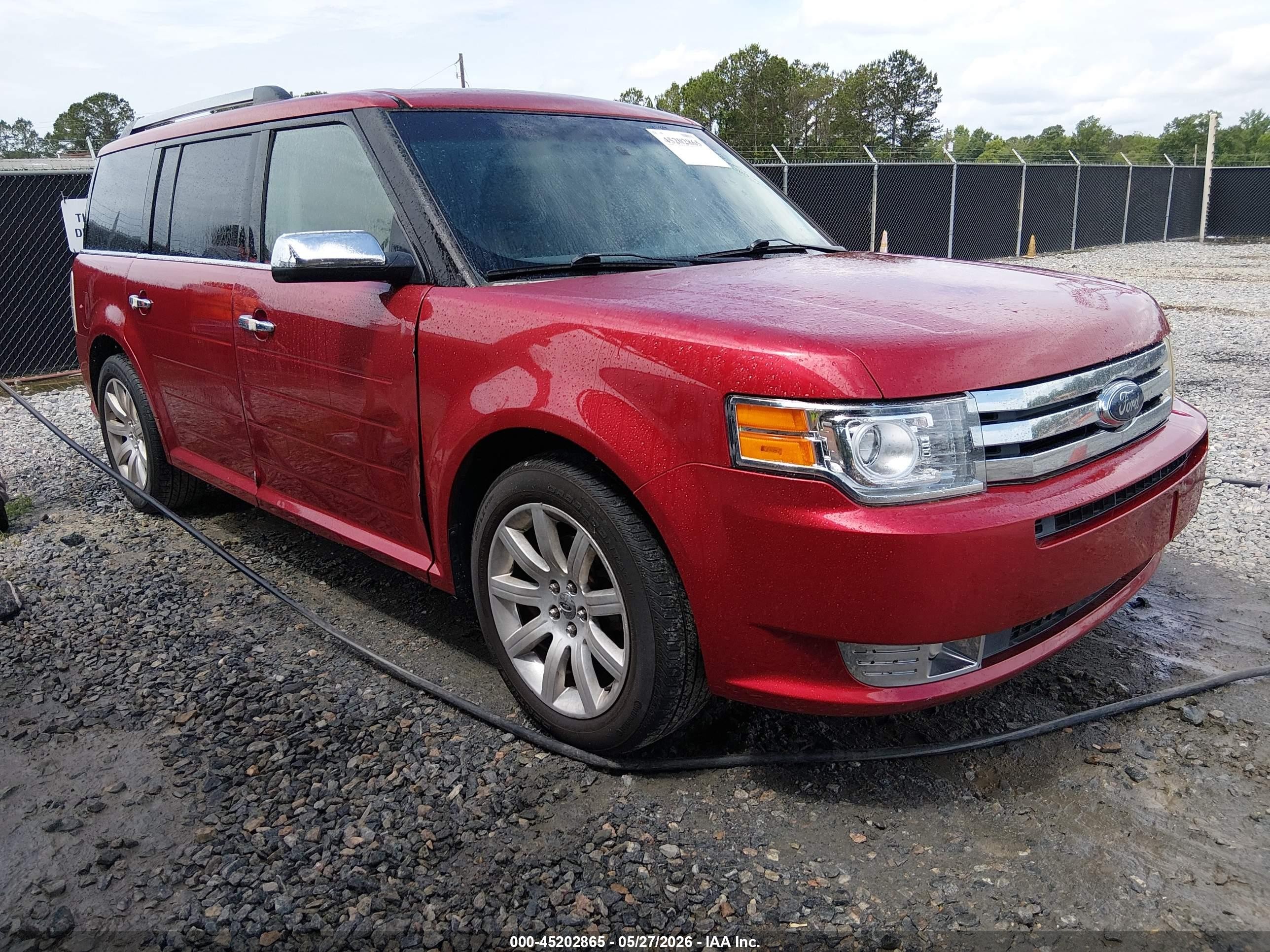 2009 Ford Flex Limited Red vin: 2FMDK53C19BA03723