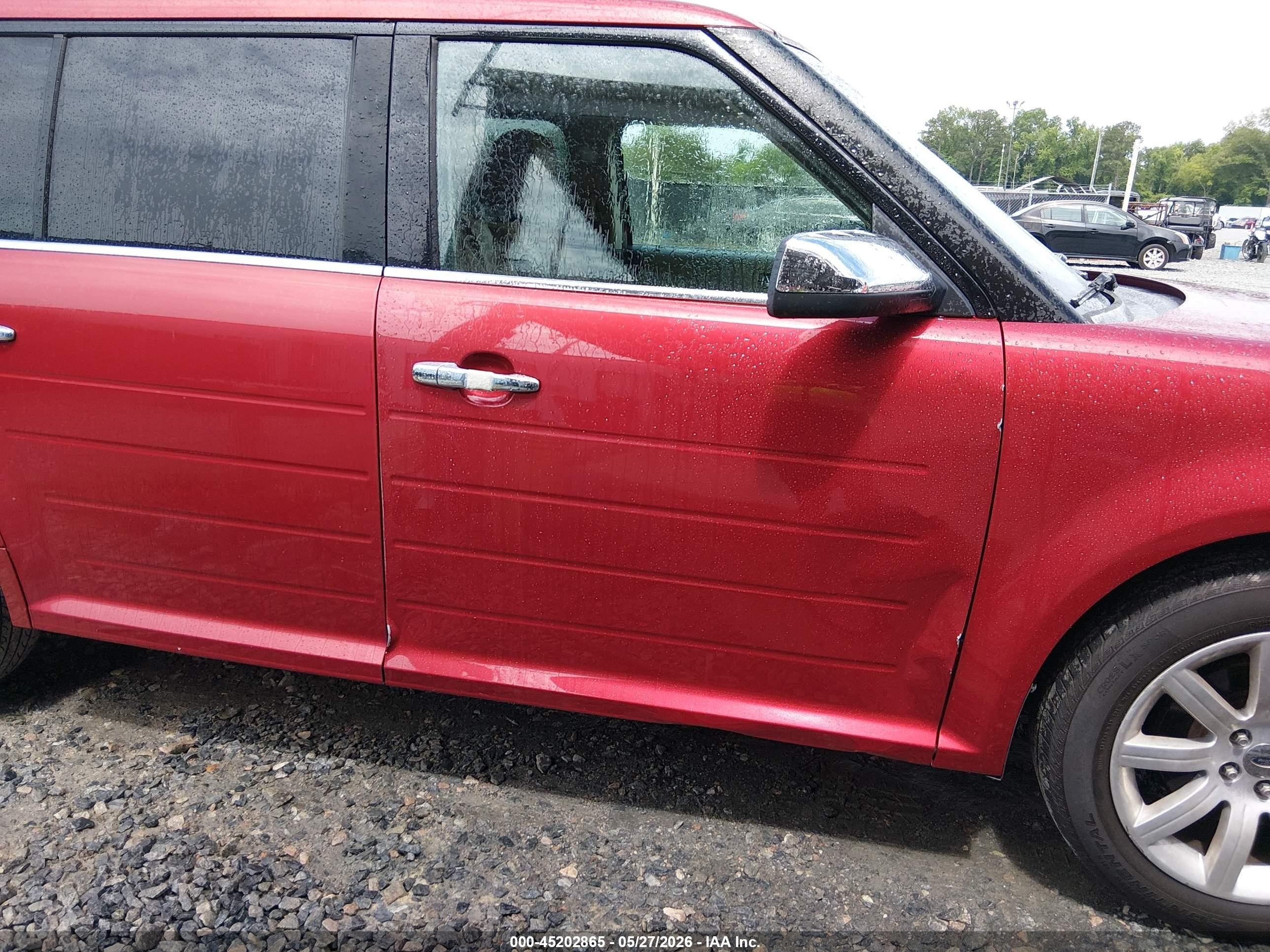 2009 Ford Flex Limited Red vin: 2FMDK53C19BA03723