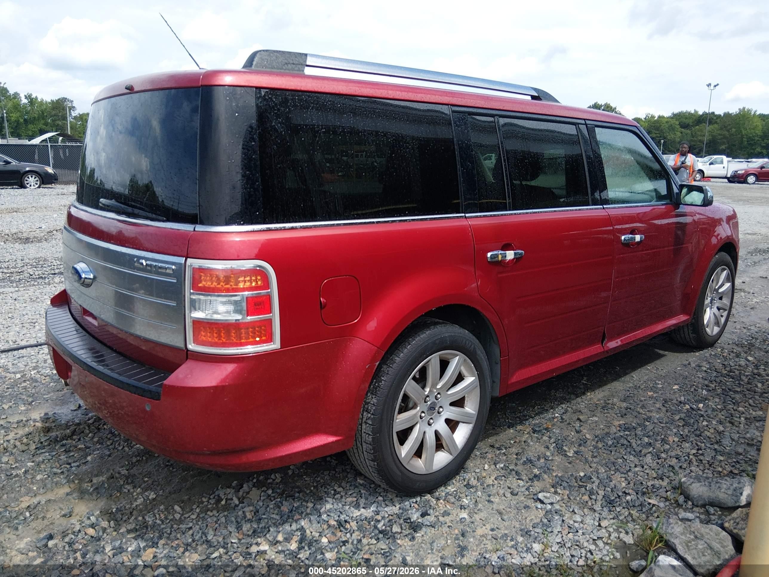 2009 Ford Flex Limited Red vin: 2FMDK53C19BA03723