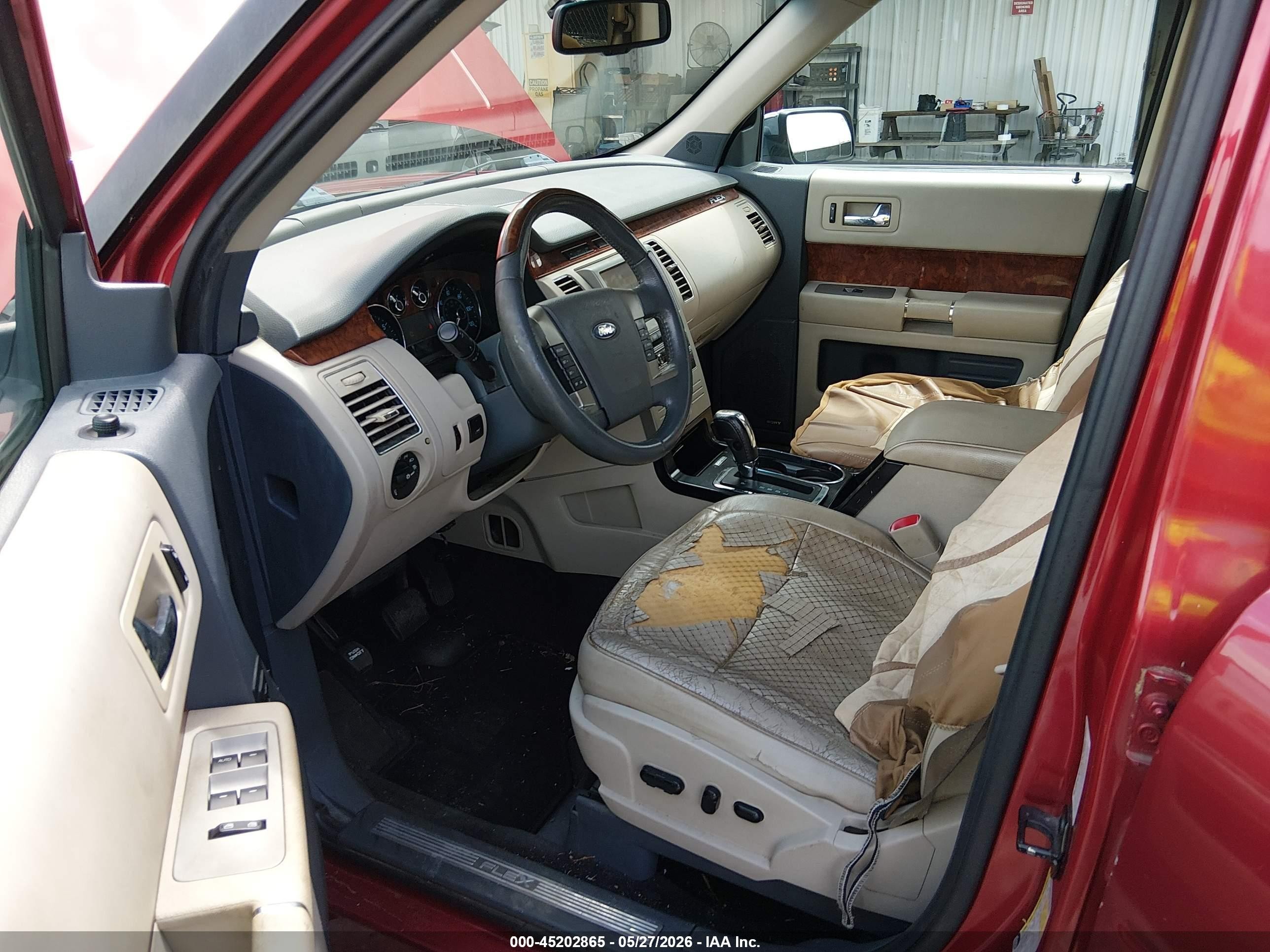 2009 Ford Flex Limited Red vin: 2FMDK53C19BA03723