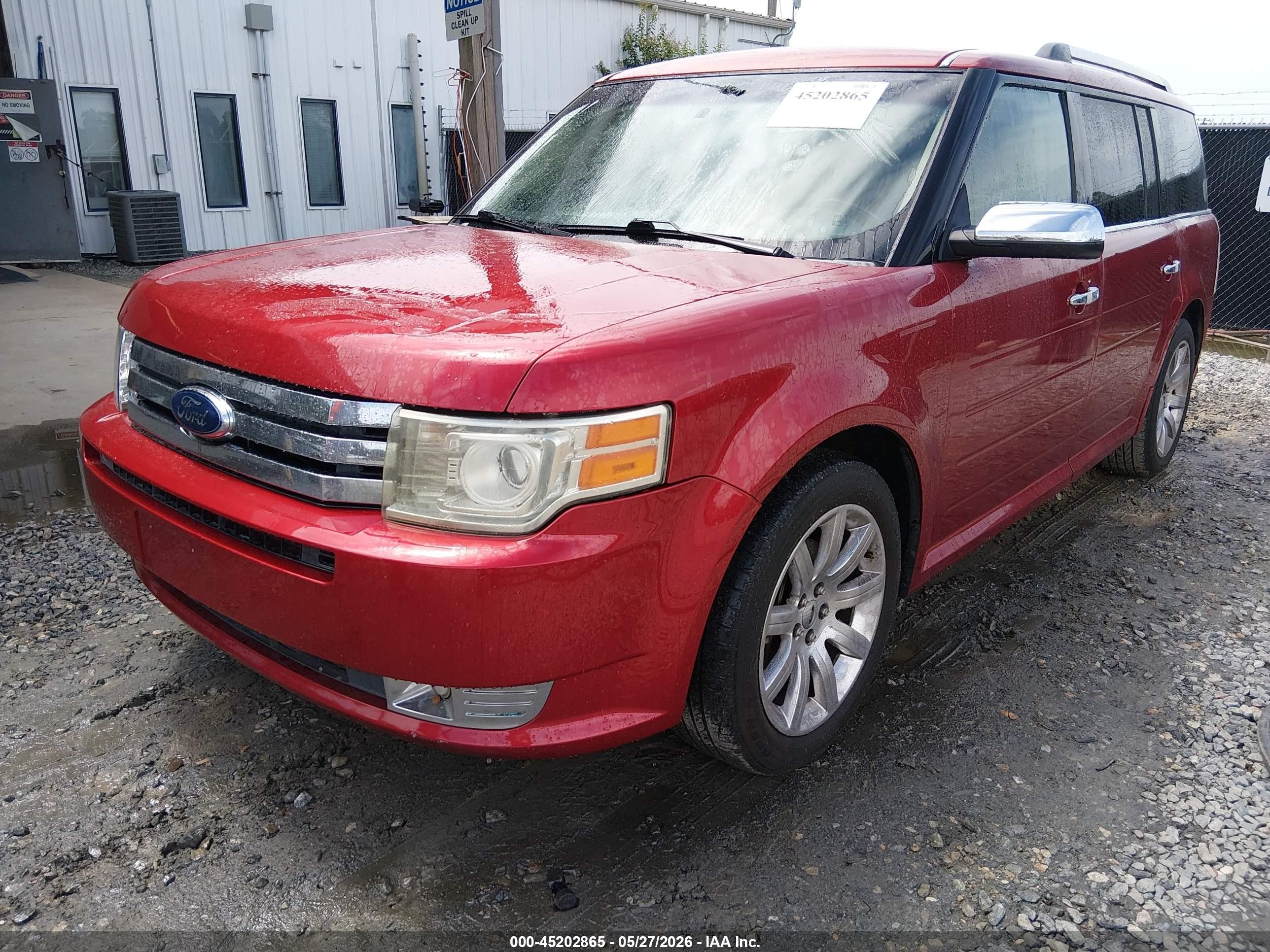 2009 Ford Flex Limited Red vin: 2FMDK53C19BA03723
