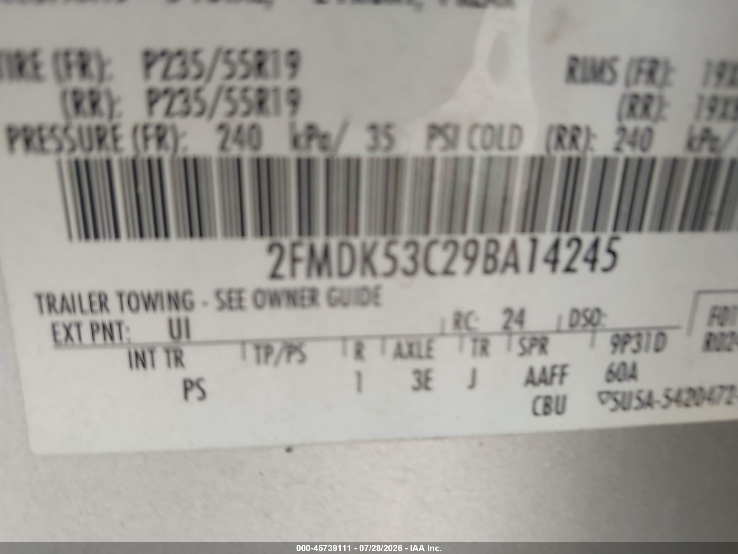 2009 Ford Flex Limited Silver vin: 2FMDK53C29BA14245