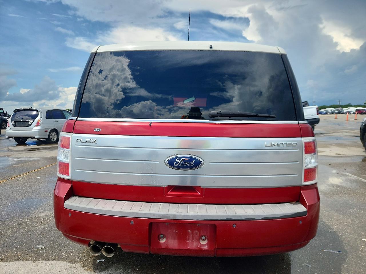 2009 Ford Flex Limited Red vin: 2FMDK53C29BA20482