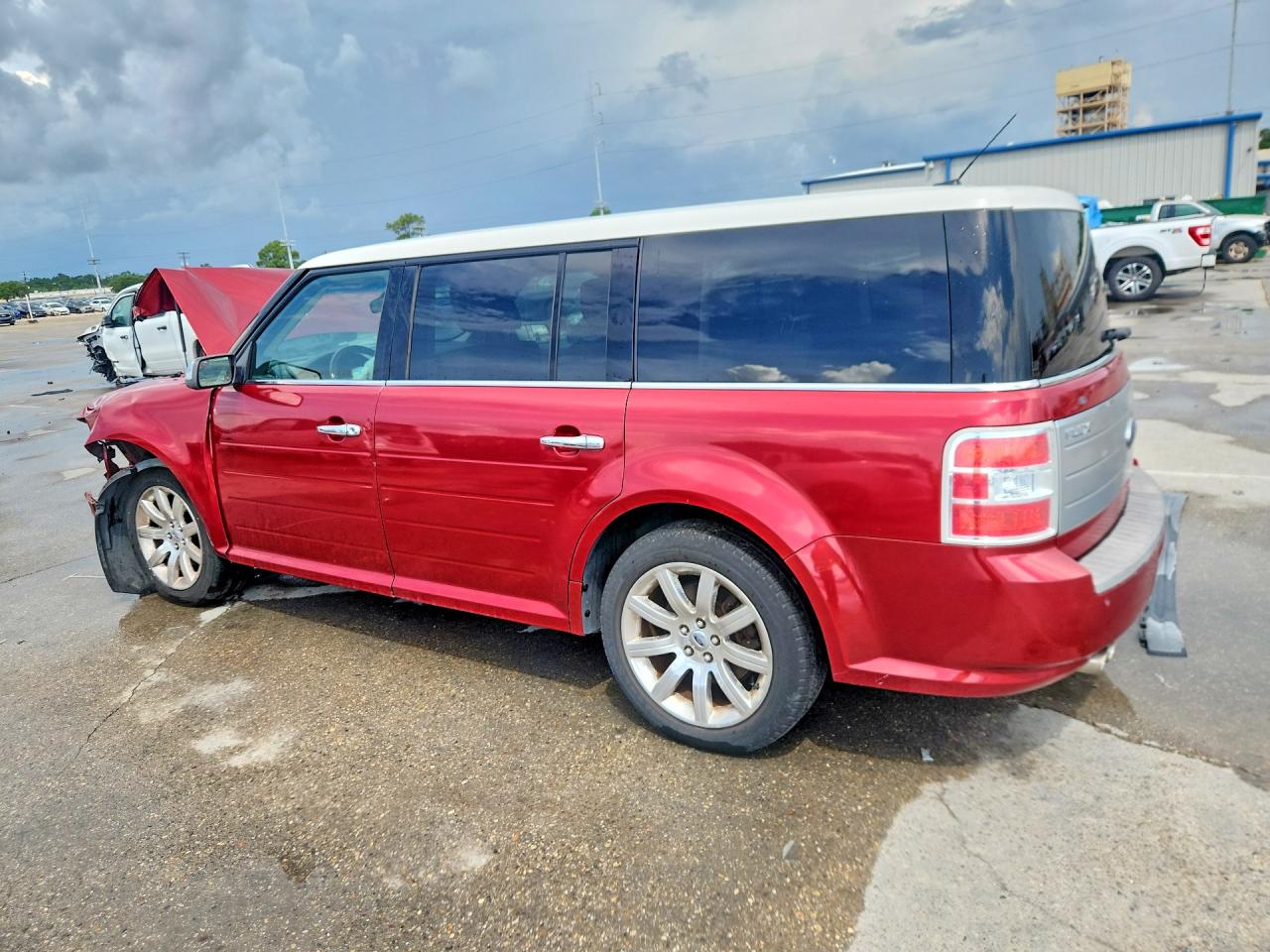 2009 Ford Flex Limited Red vin: 2FMDK53C29BA20482