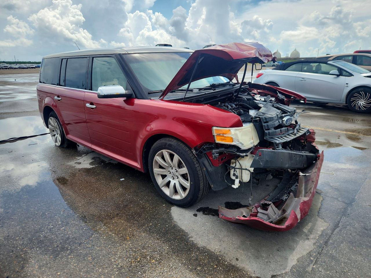 2009 Ford Flex Limited Red vin: 2FMDK53C29BA20482