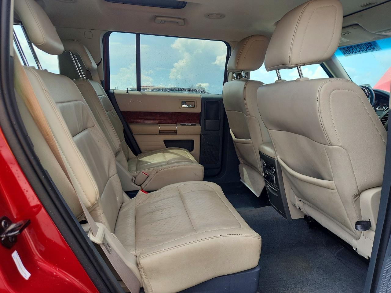 2009 Ford Flex Limited Red vin: 2FMDK53C29BA20482