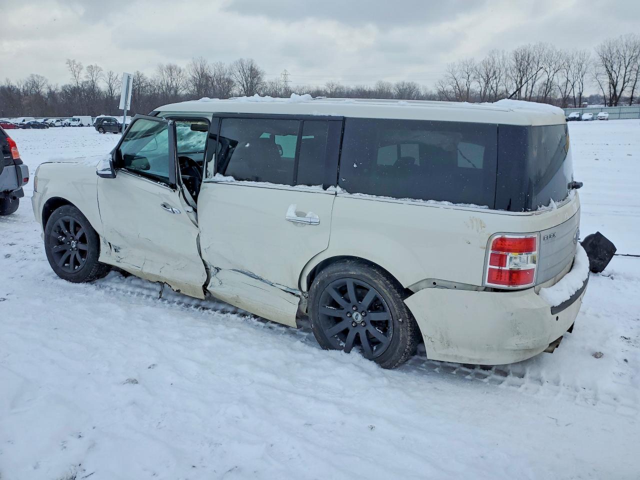 2009 Ford Flex Limited White vin: 2FMDK53C39BA08938