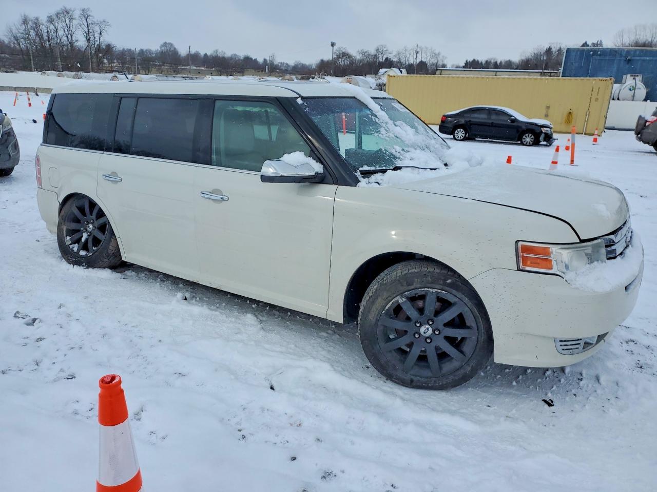 2009 Ford Flex Limited White vin: 2FMDK53C39BA08938