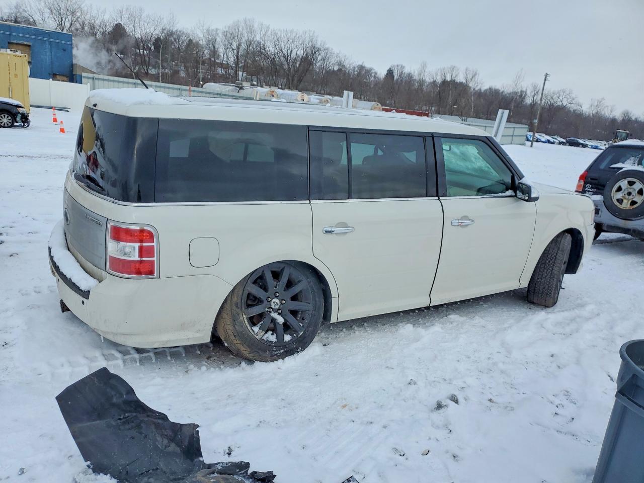 2009 Ford Flex Limited White vin: 2FMDK53C39BA08938
