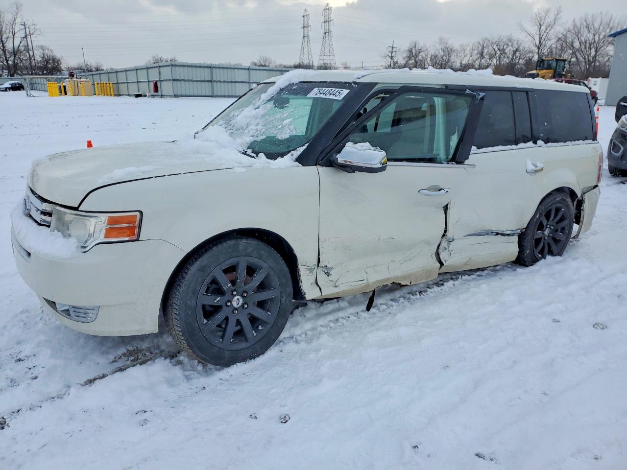 2009 Ford Flex Limited White vin: 2FMDK53C39BA08938